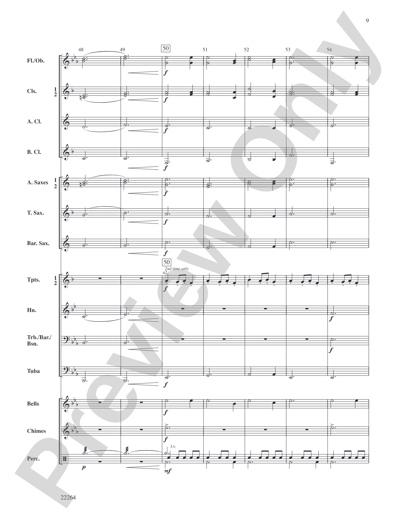 A Christmas Couplet: Concert Band Conductor Score & Parts