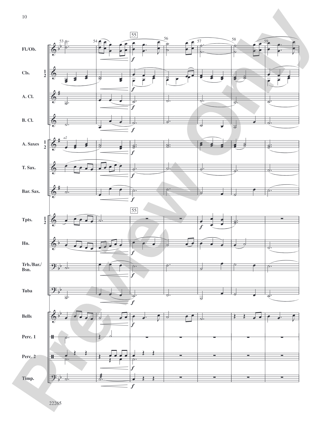 Dorian Dreamscape: Concert Band Conductor Score & Parts