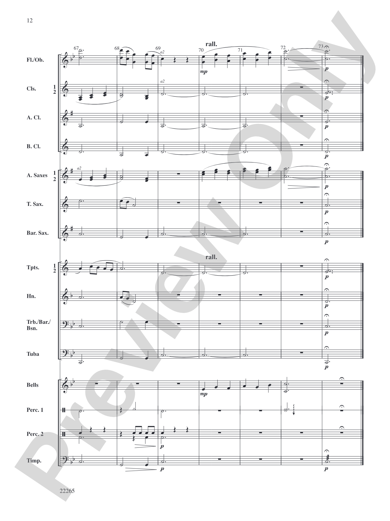 Dorian Dreamscape: Concert Band Conductor Score & Parts