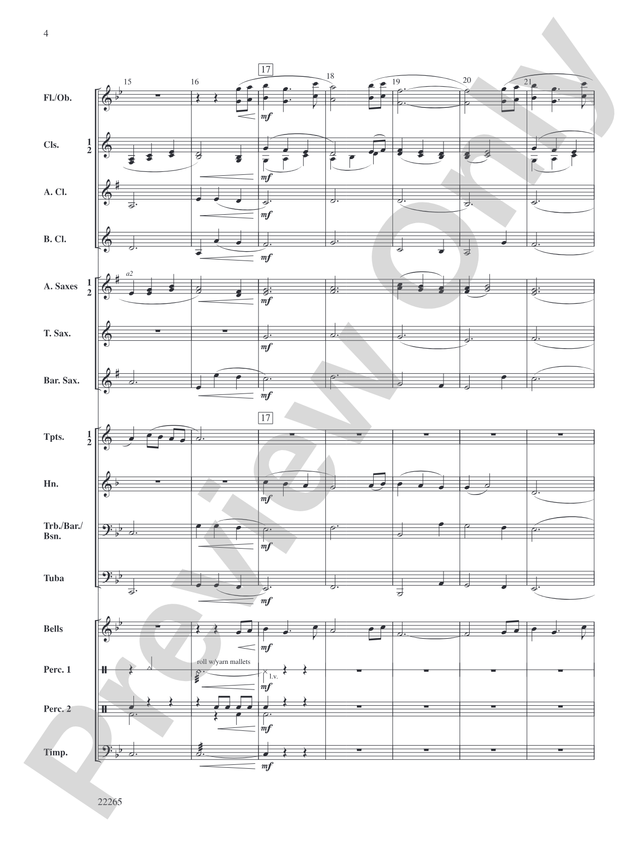 Dorian Dreamscape: Concert Band Conductor Score & Parts