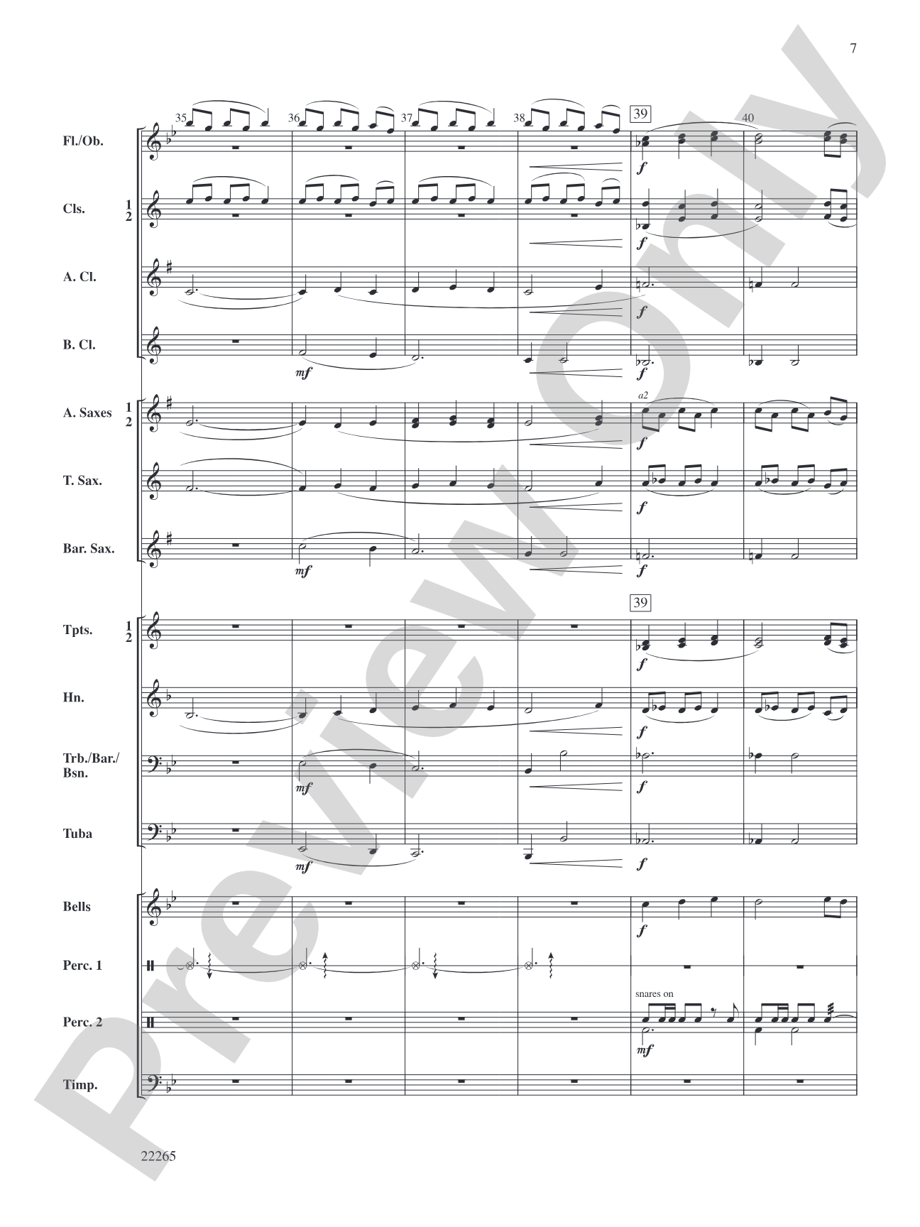 Dorian Dreamscape: Concert Band Conductor Score & Parts