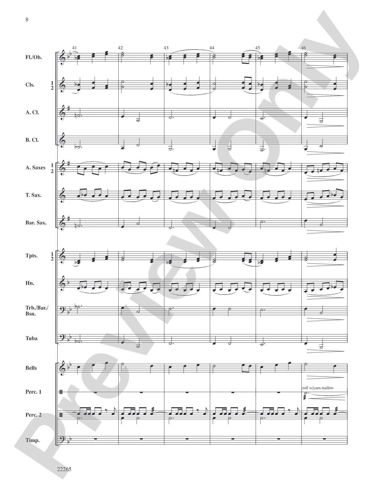 Dorian Dreamscape: Concert Band Conductor Score & Parts