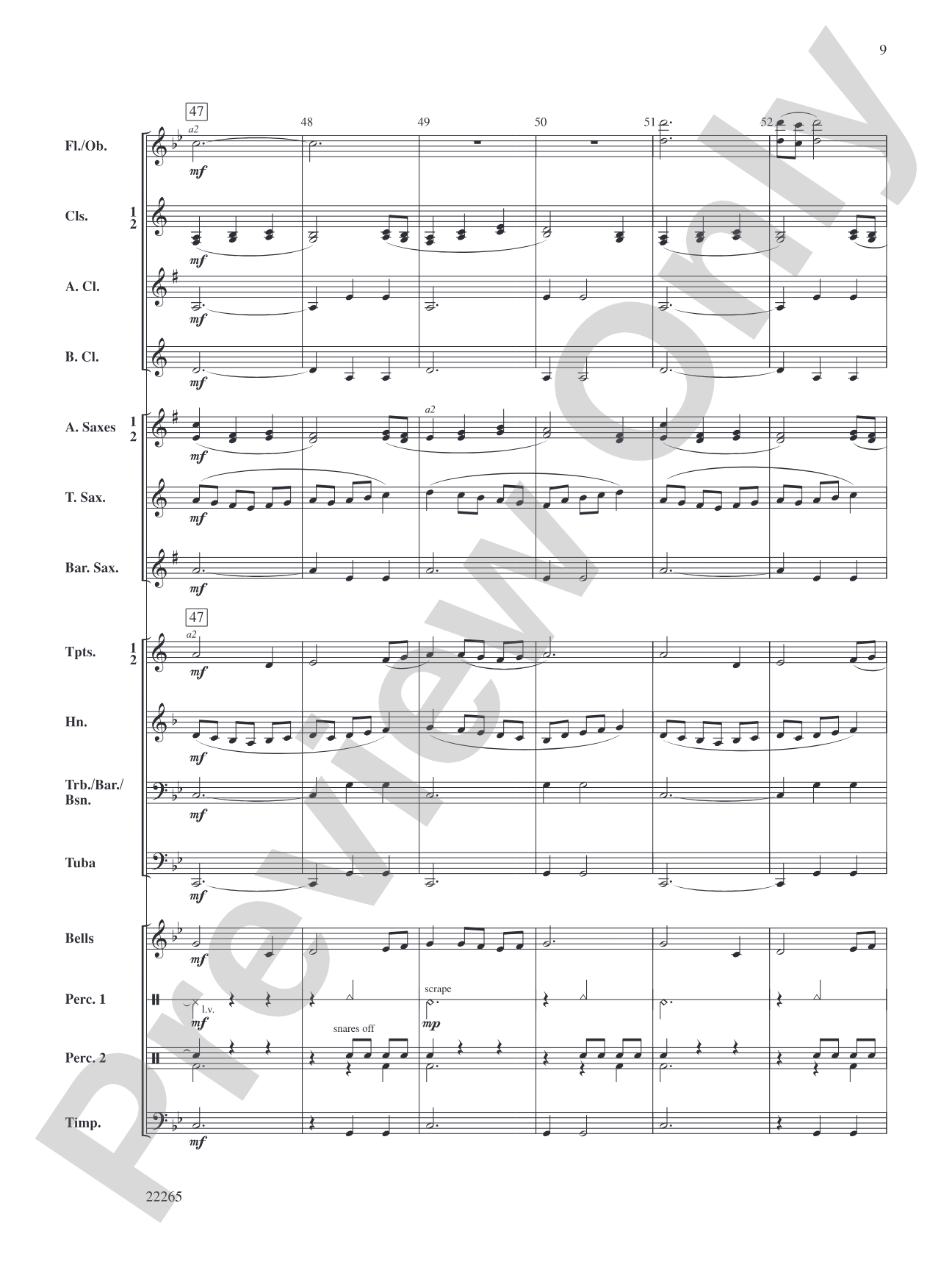 Dorian Dreamscape: Concert Band Conductor Score & Parts