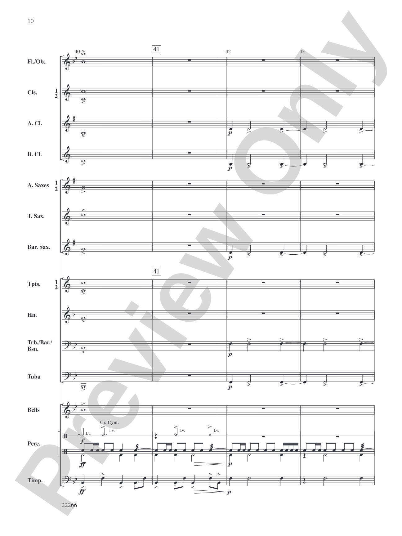 March of the Majestics: Concert Band Conductor Score & Parts