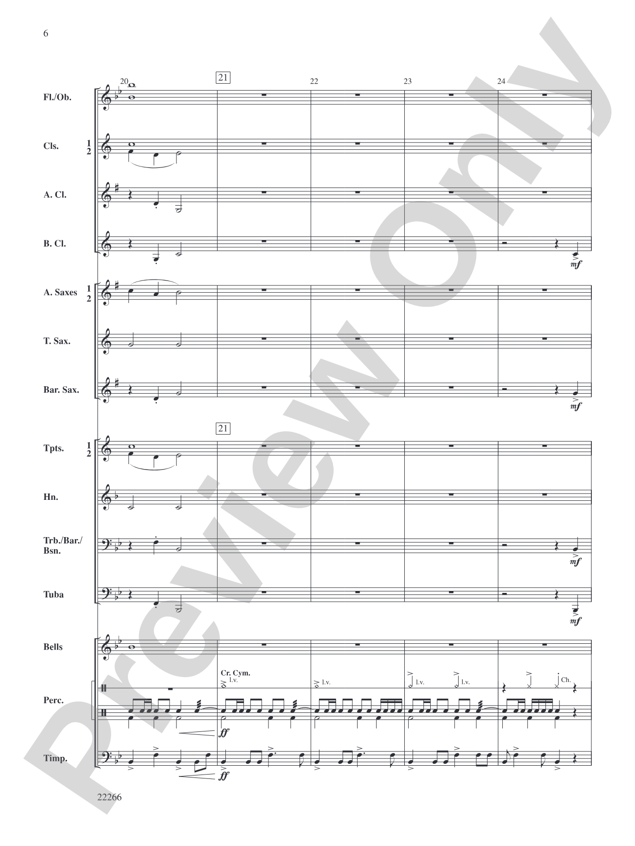March of the Majestics: Concert Band Conductor Score & Parts