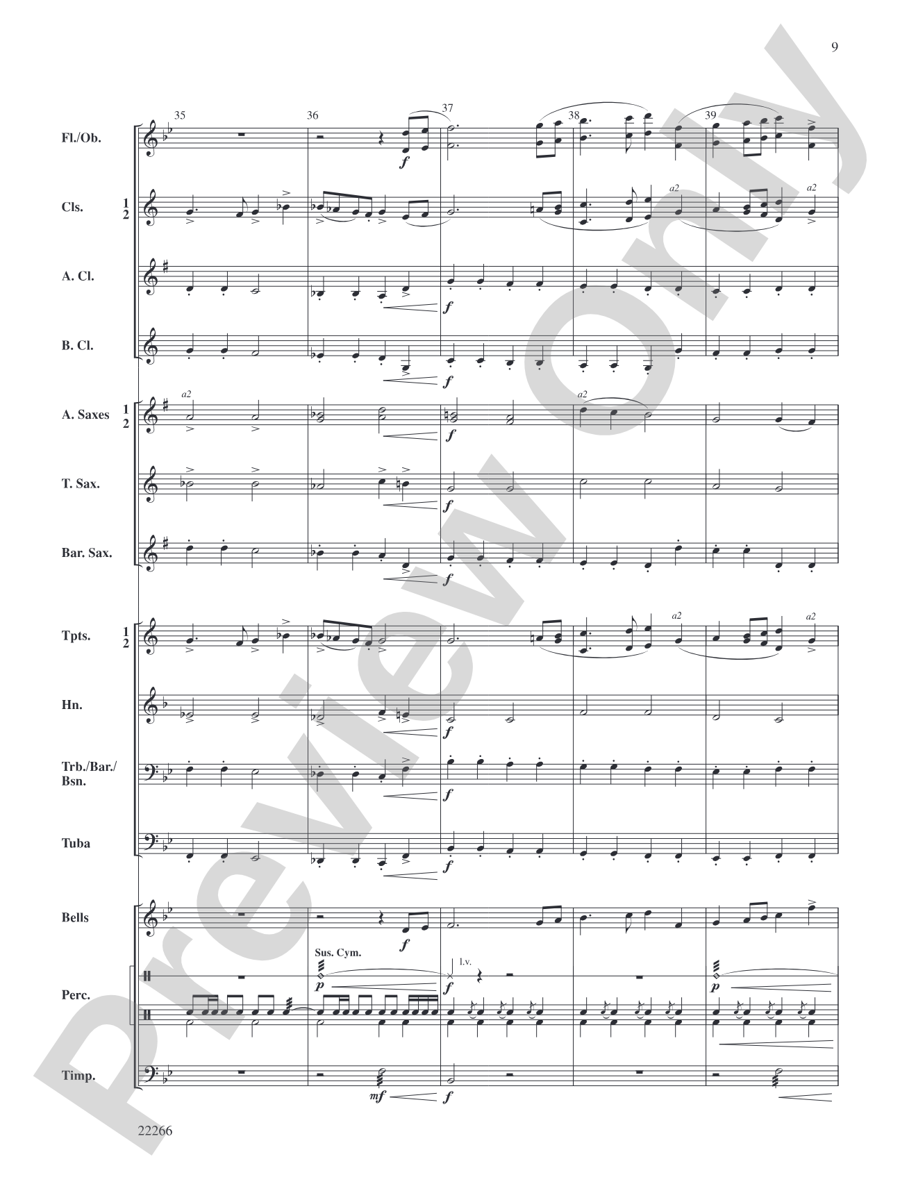 March of the Majestics: Concert Band Conductor Score & Parts