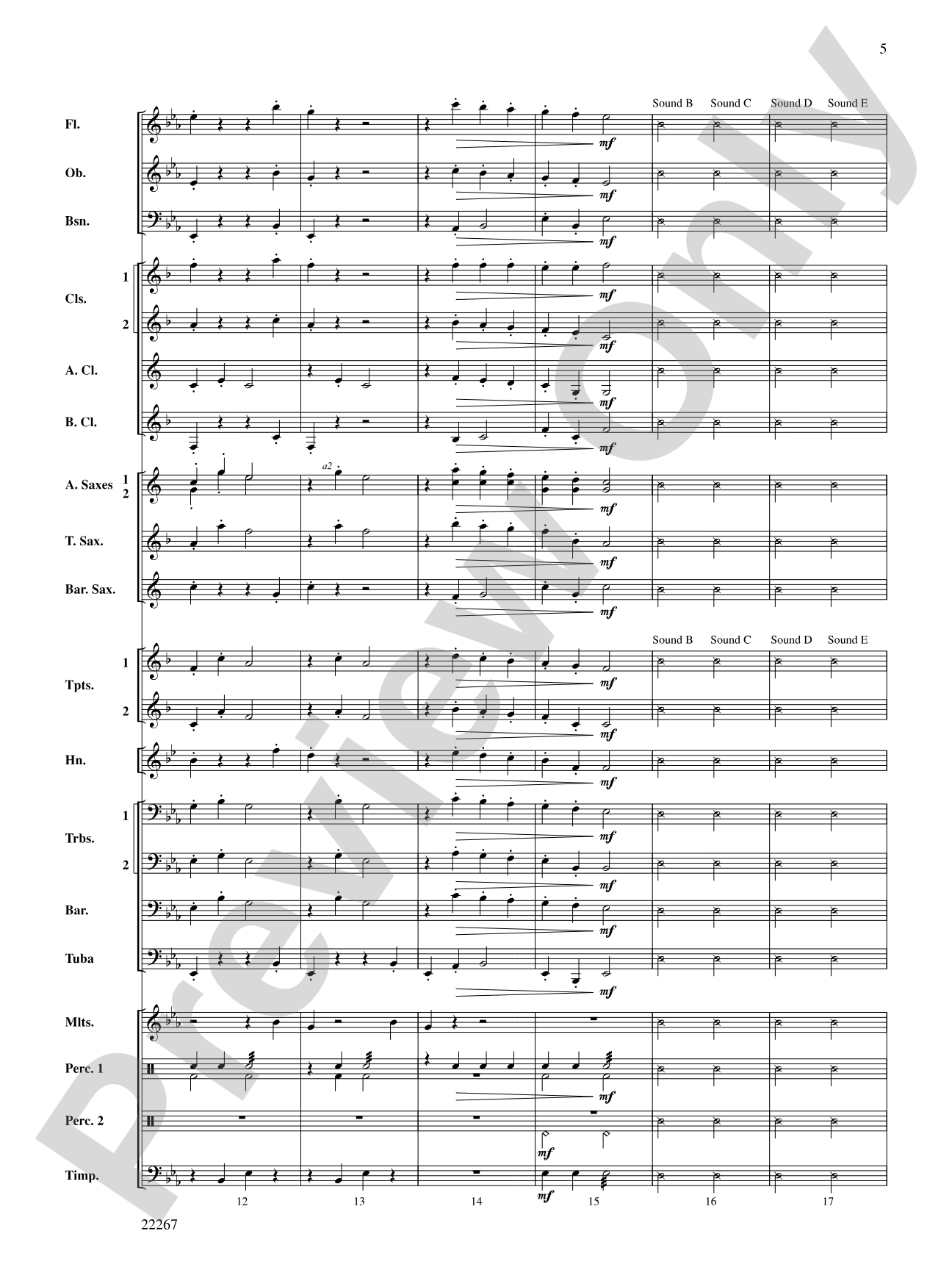 Kinder Symphony: Concert Band Conductor Score & Parts
