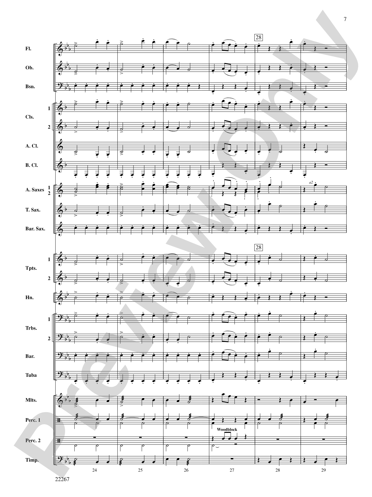 Kinder Symphony: Concert Band Conductor Score & Parts