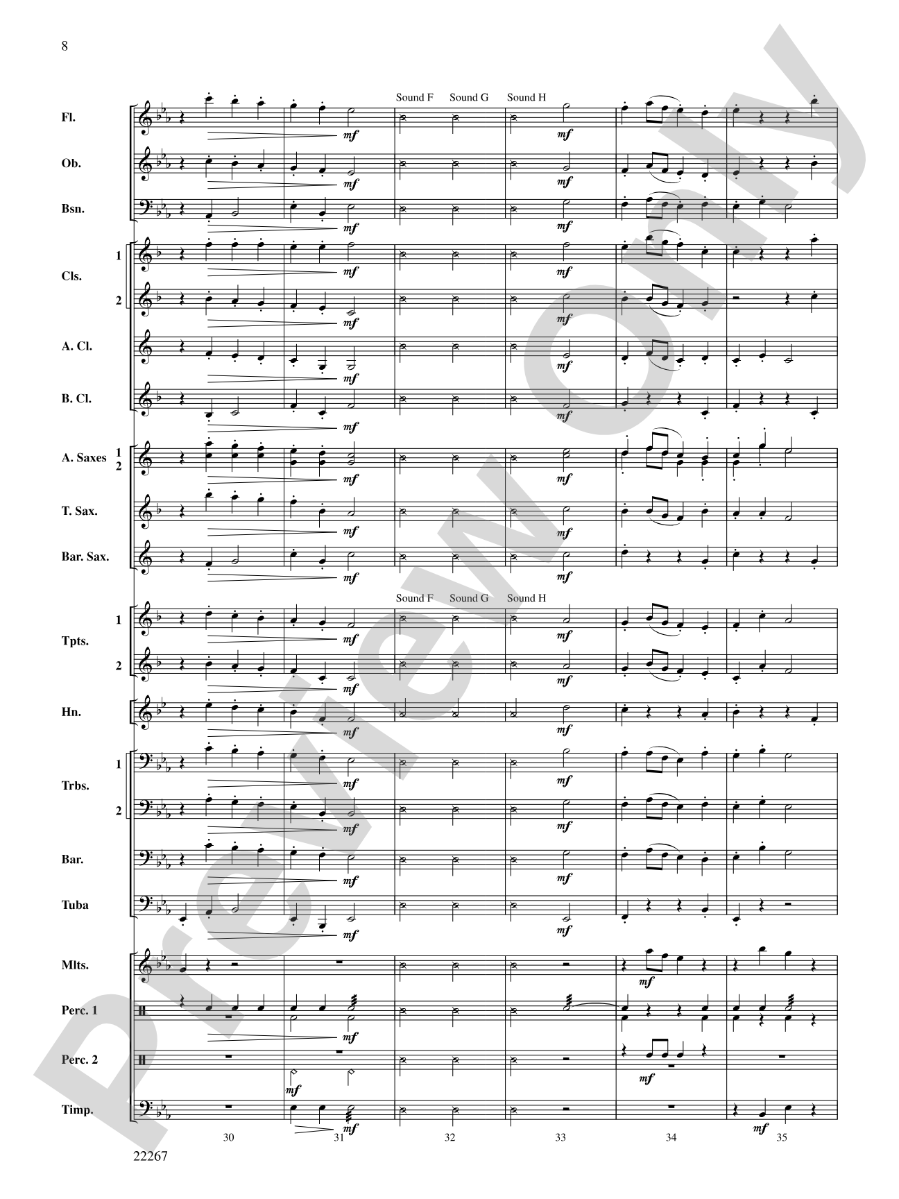 Kinder Symphony: Concert Band Conductor Score & Parts