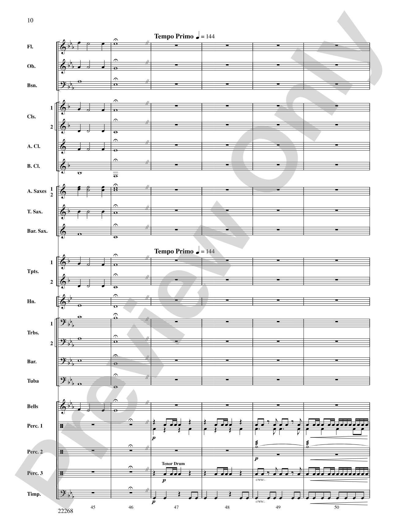 Lightning!: Concert Band Conductor Score & Parts