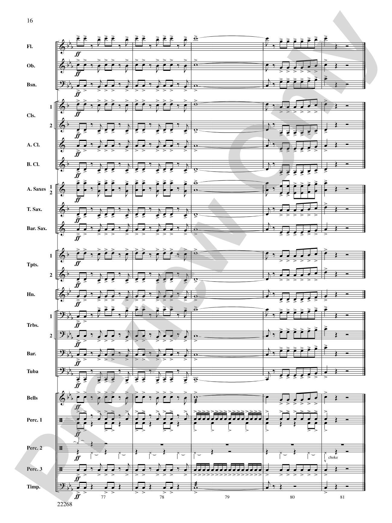 Lightning!: Concert Band Conductor Score & Parts