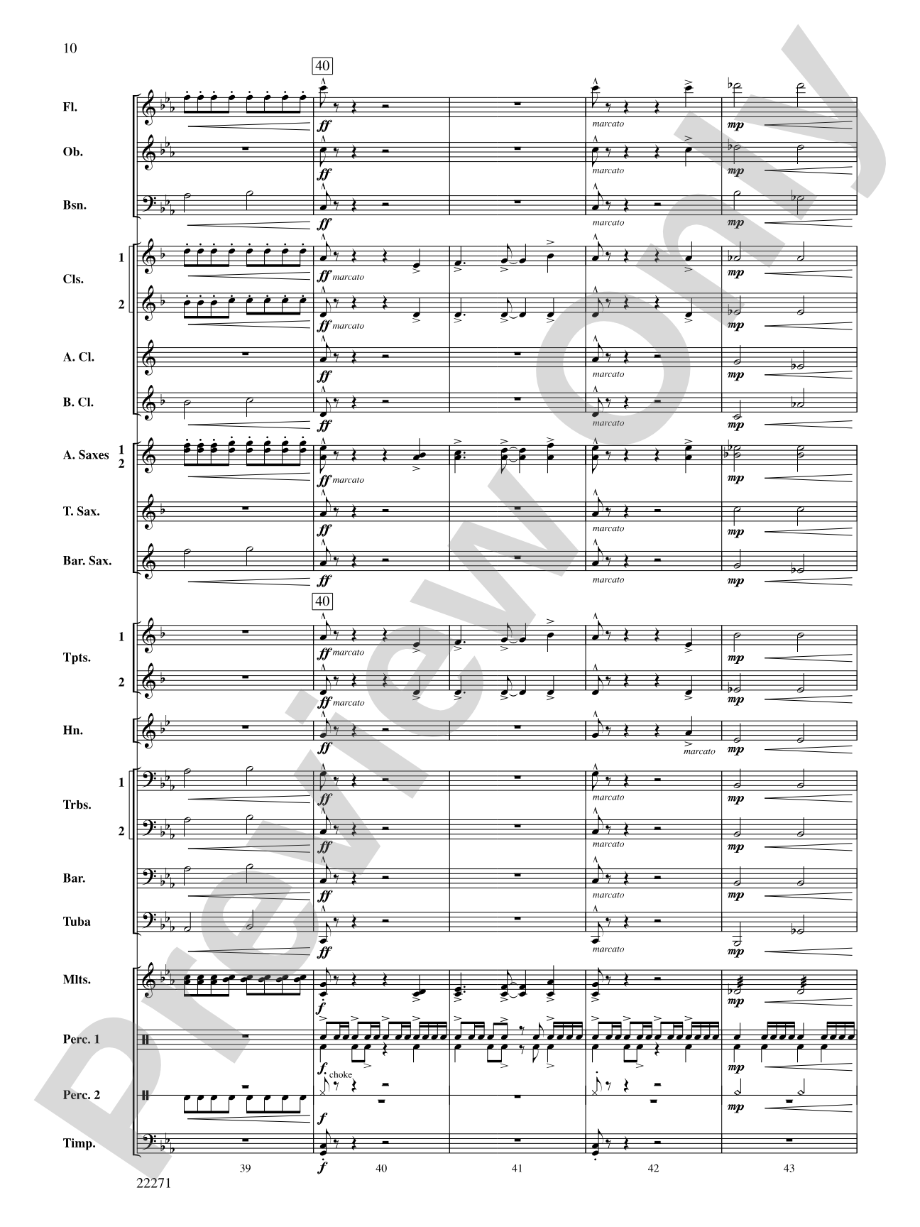 Nemesis: Concert Band Conductor Score & Parts