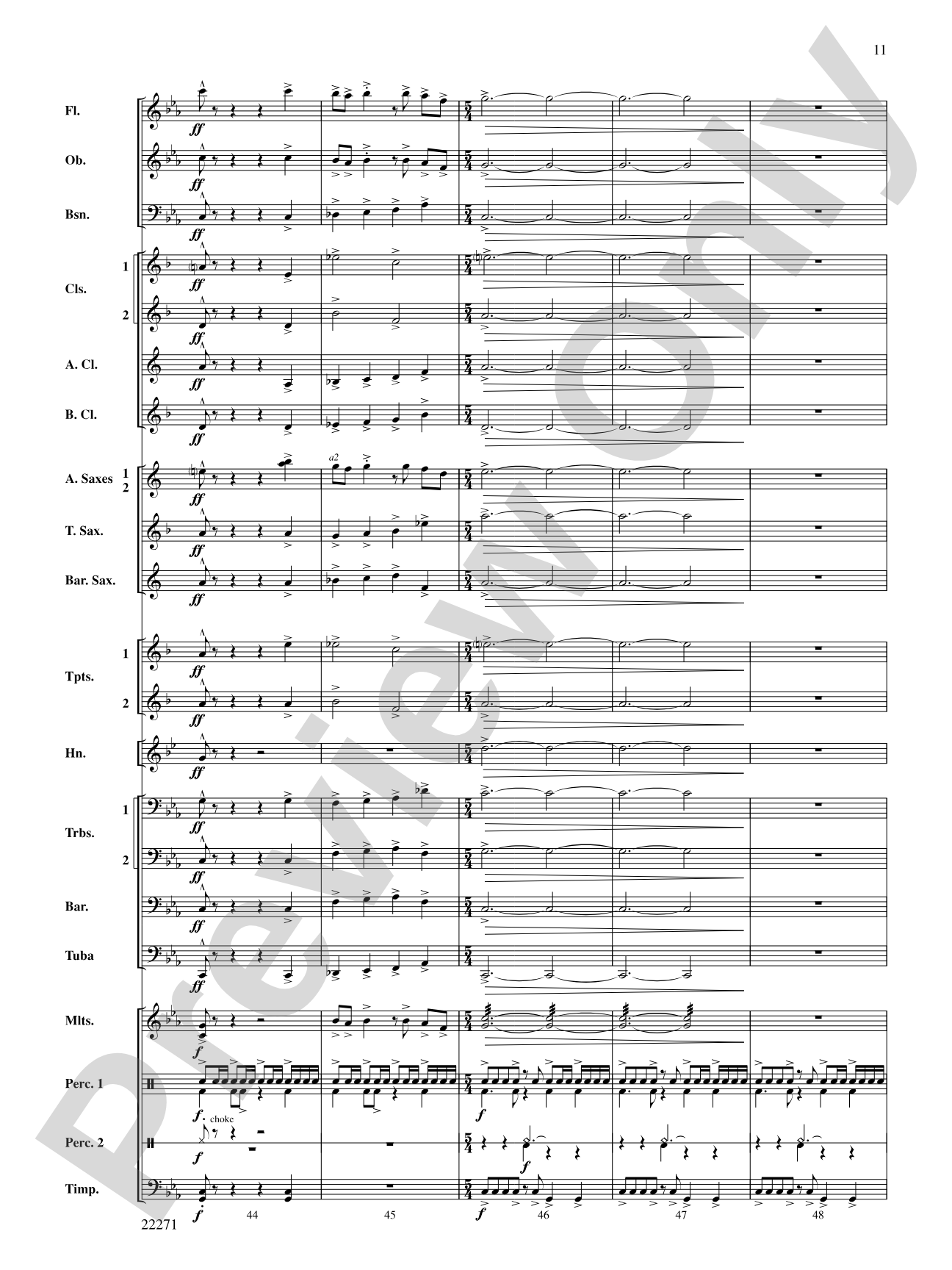 Nemesis: Concert Band Conductor Score & Parts