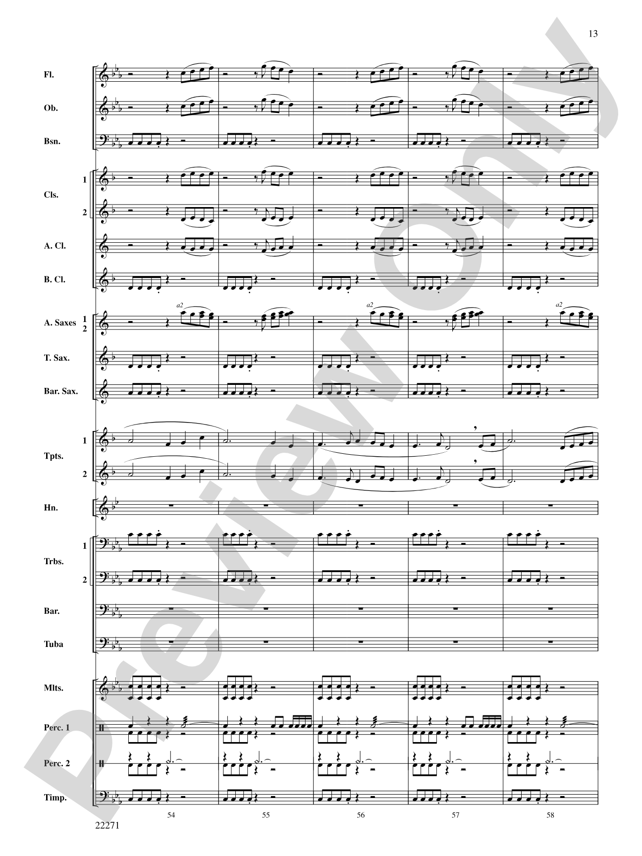 Nemesis: Concert Band Conductor Score & Parts