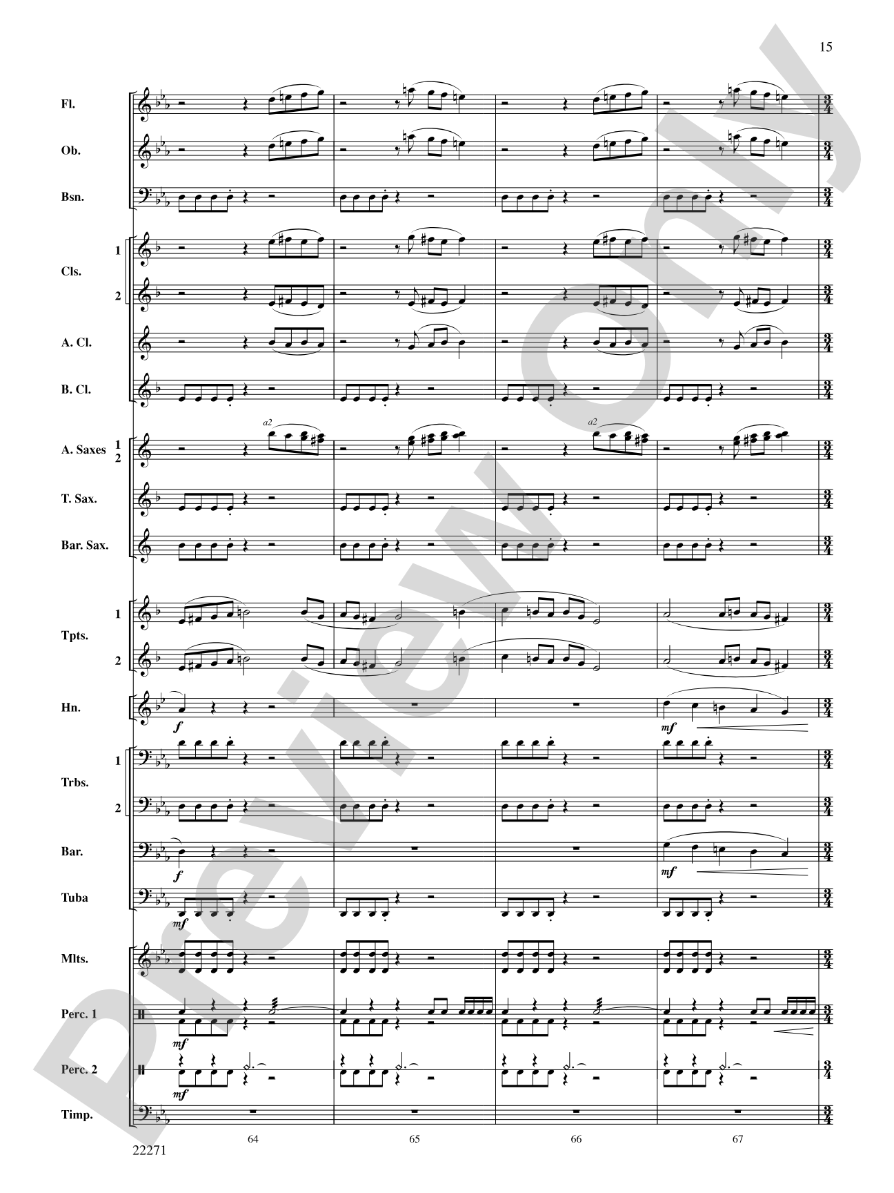 Nemesis: Concert Band Conductor Score & Parts