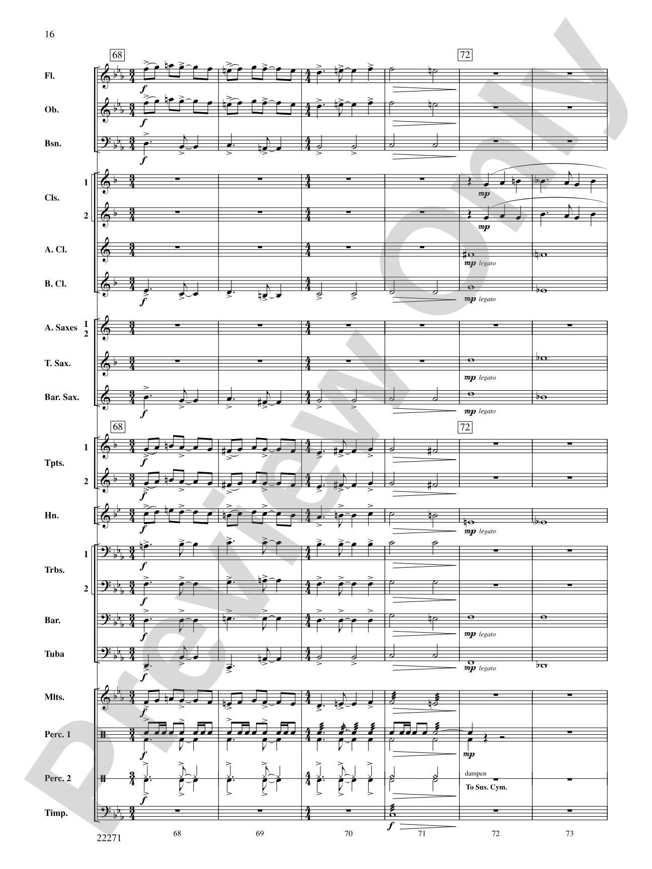 Nemesis: Concert Band Conductor Score & Parts
