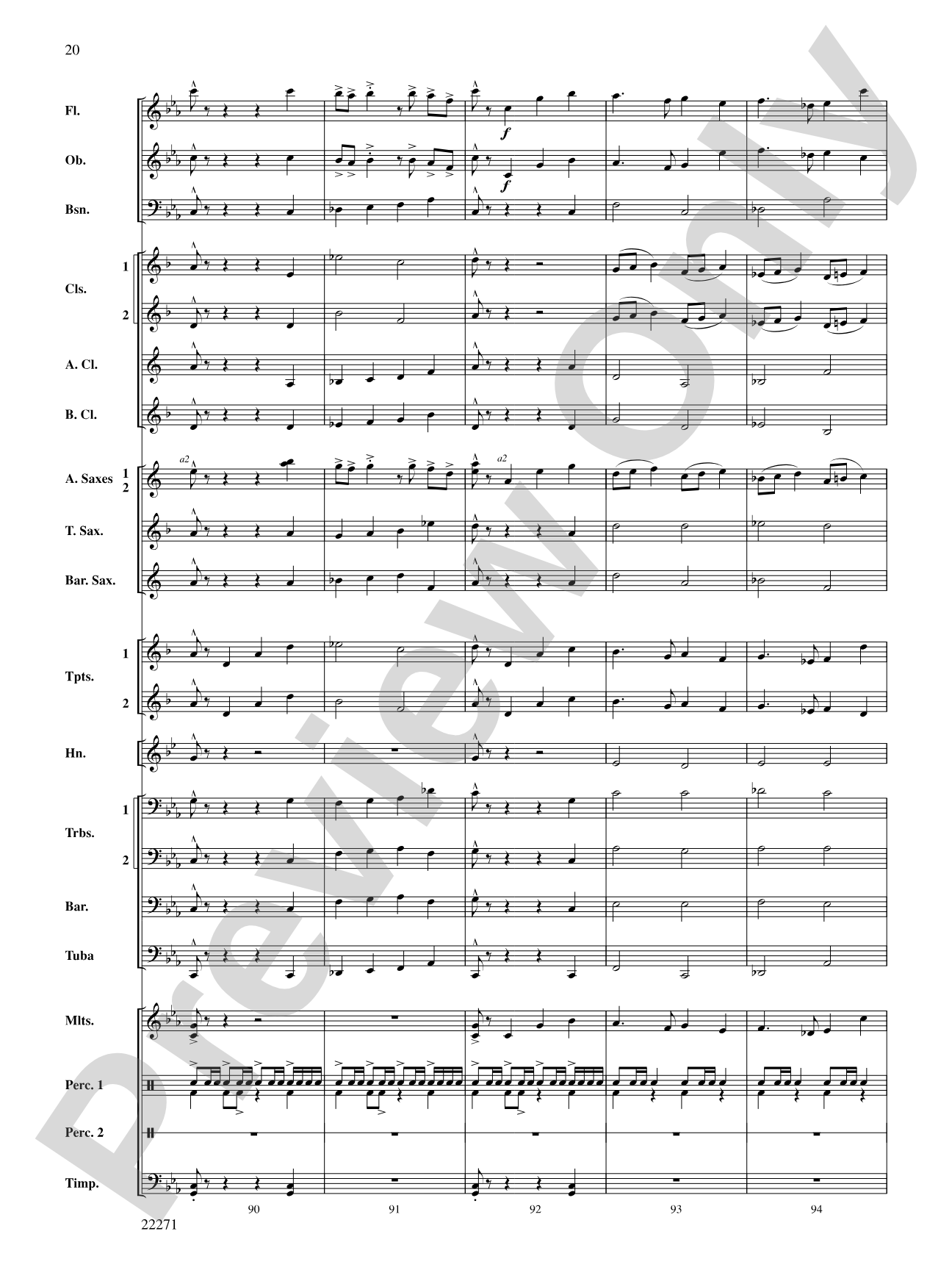 Nemesis: Concert Band Conductor Score & Parts