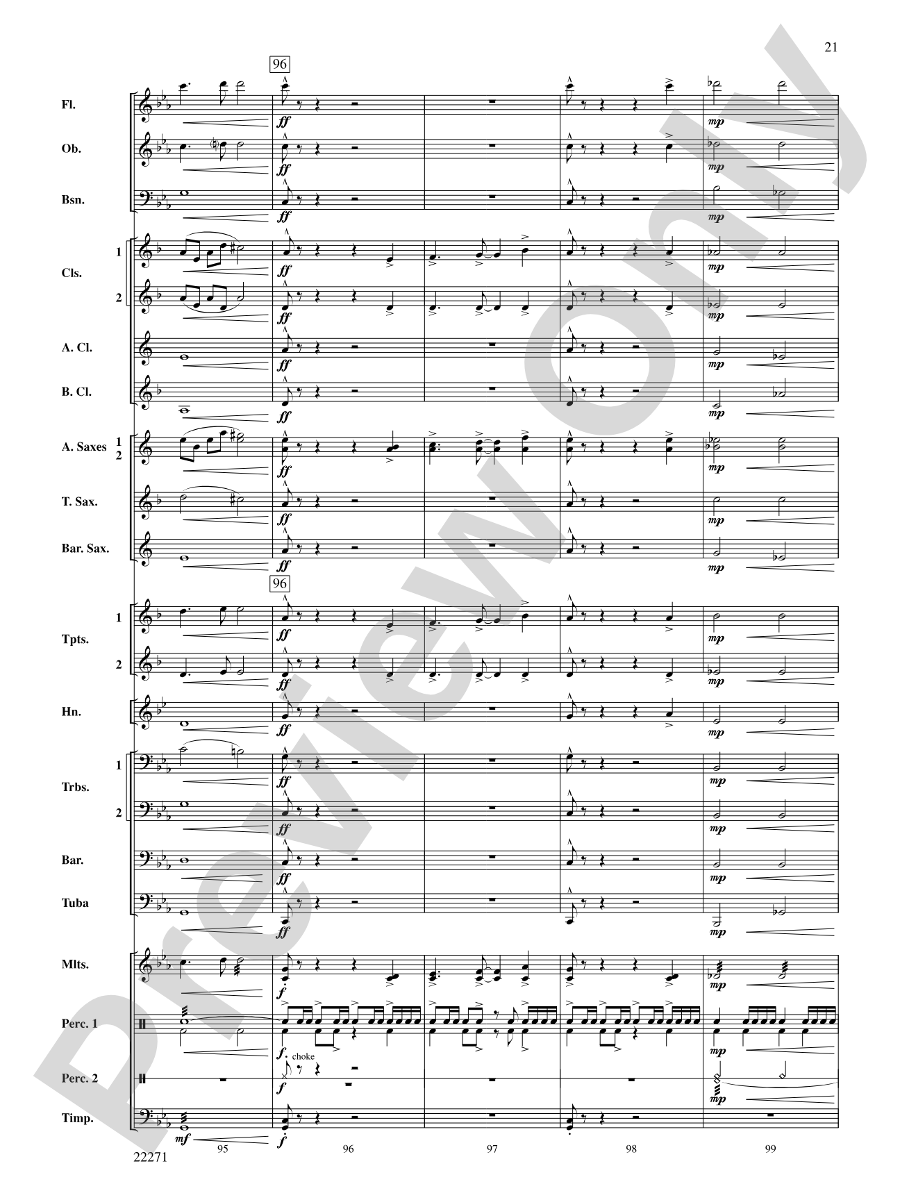 Nemesis: Concert Band Conductor Score & Parts