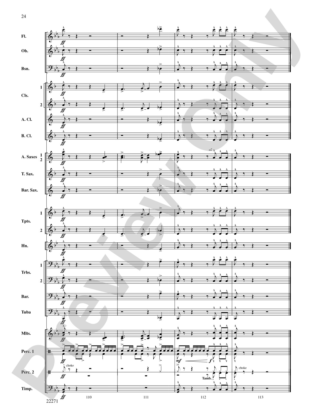 Nemesis: Concert Band Conductor Score & Parts