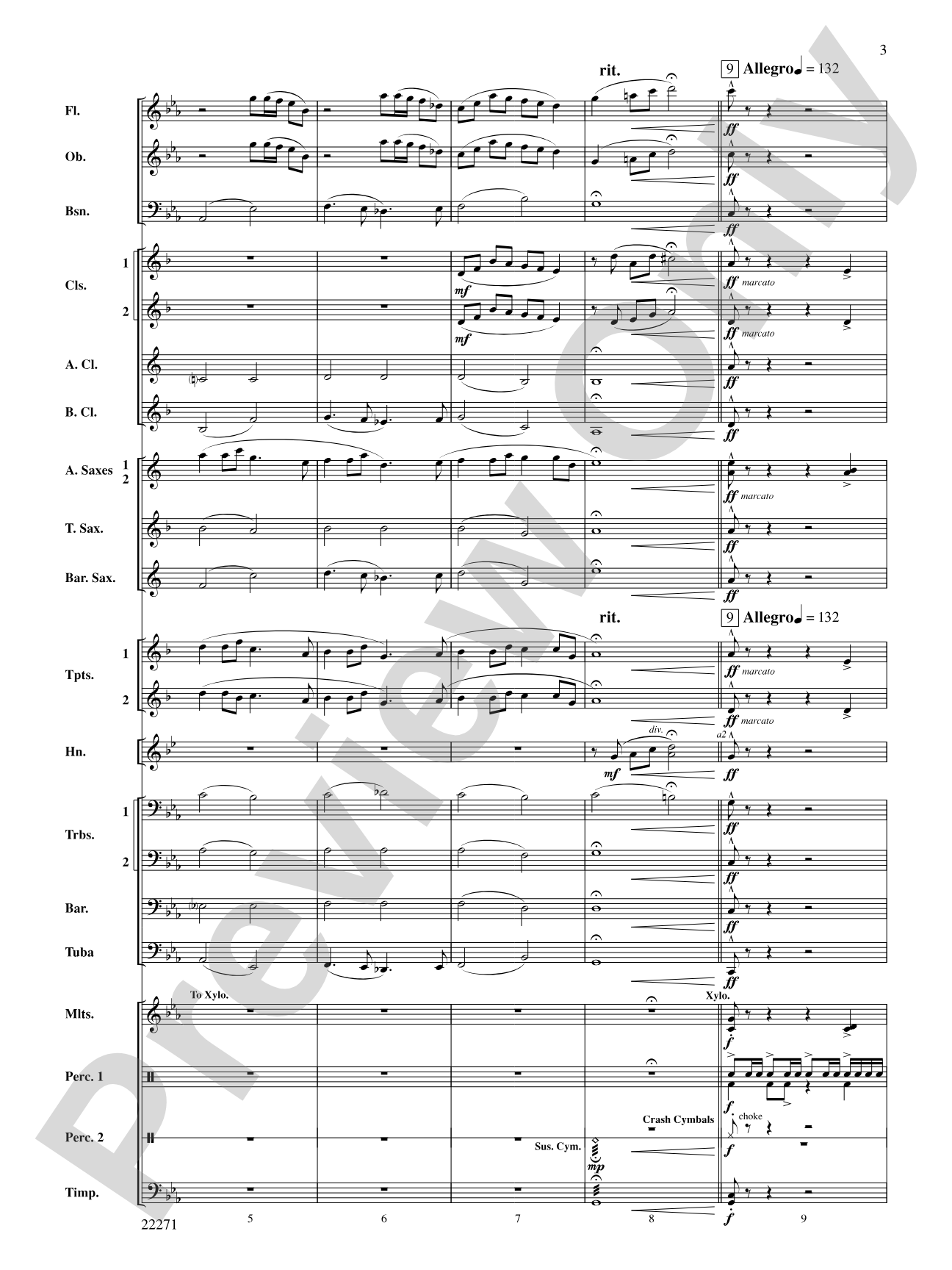 Nemesis: Concert Band Conductor Score & Parts
