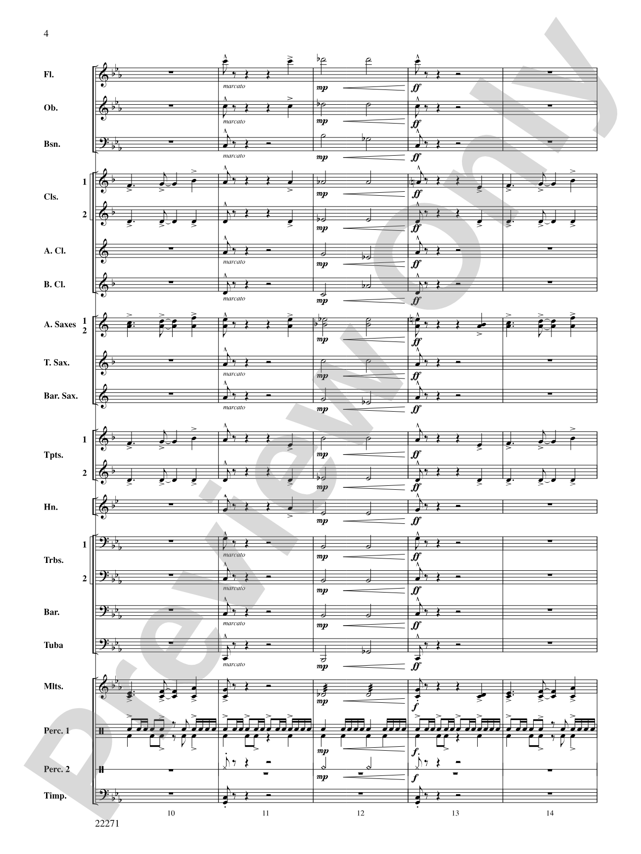 Nemesis: Concert Band Conductor Score & Parts