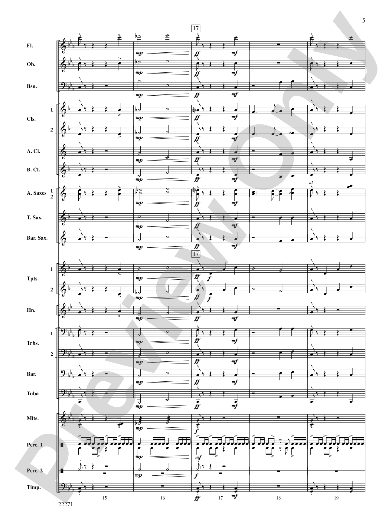Nemesis: Concert Band Conductor Score & Parts