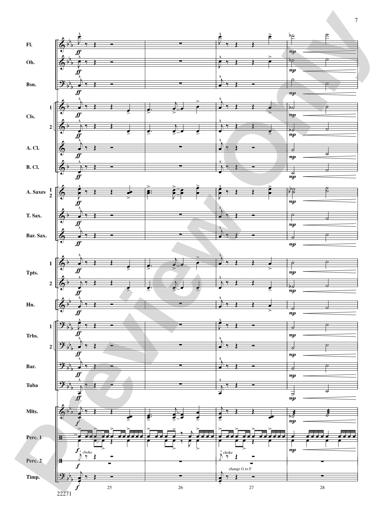 Nemesis: Concert Band Conductor Score & Parts