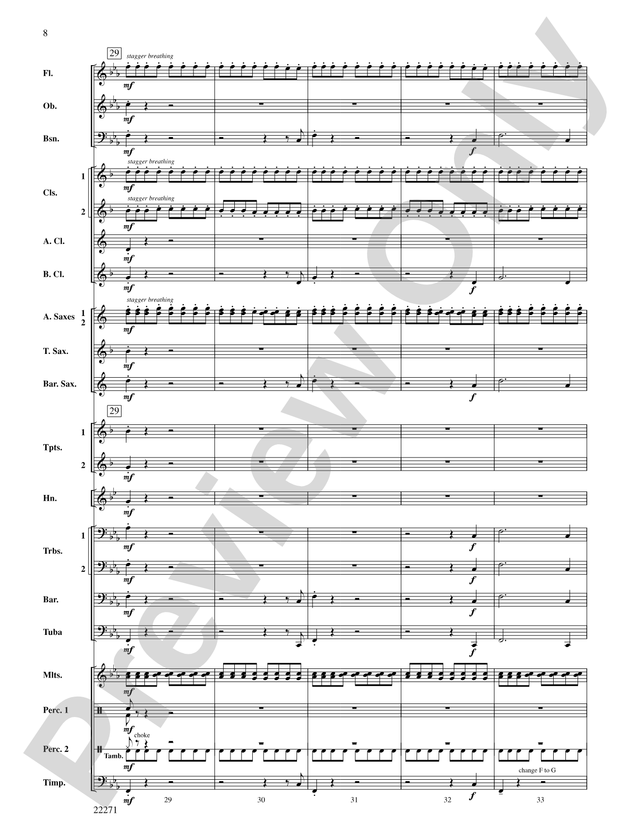 Nemesis: Concert Band Conductor Score & Parts
