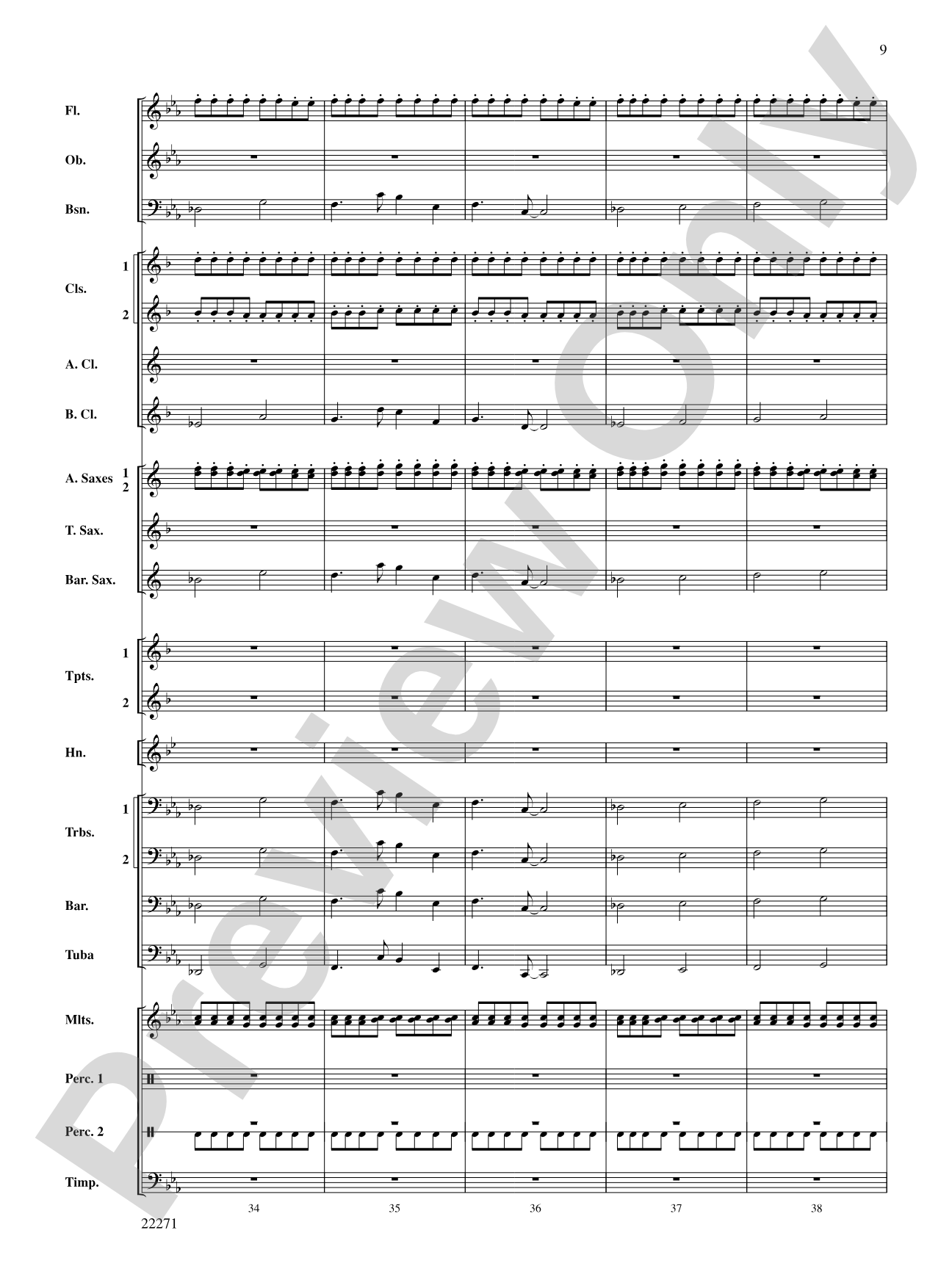 Nemesis: Concert Band Conductor Score & Parts