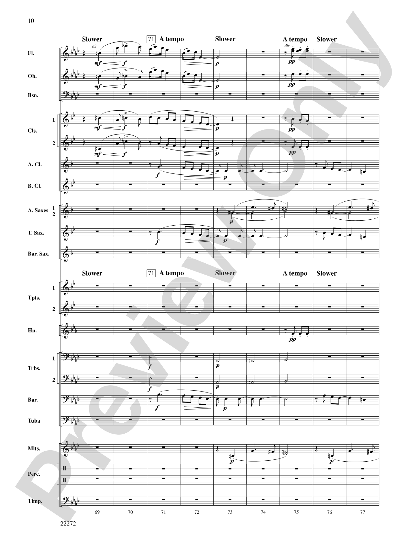 Golliwogg's Cakewalk: Concert Band Conductor Score & Parts