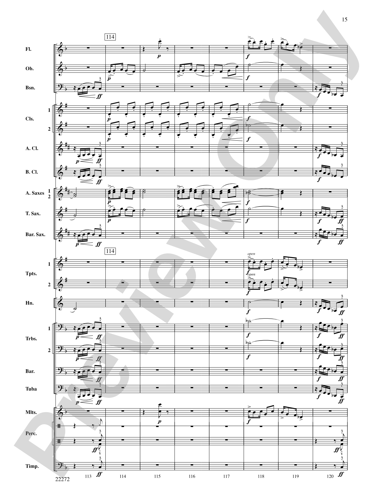 Golliwogg's Cakewalk: Concert Band Conductor Score & Parts