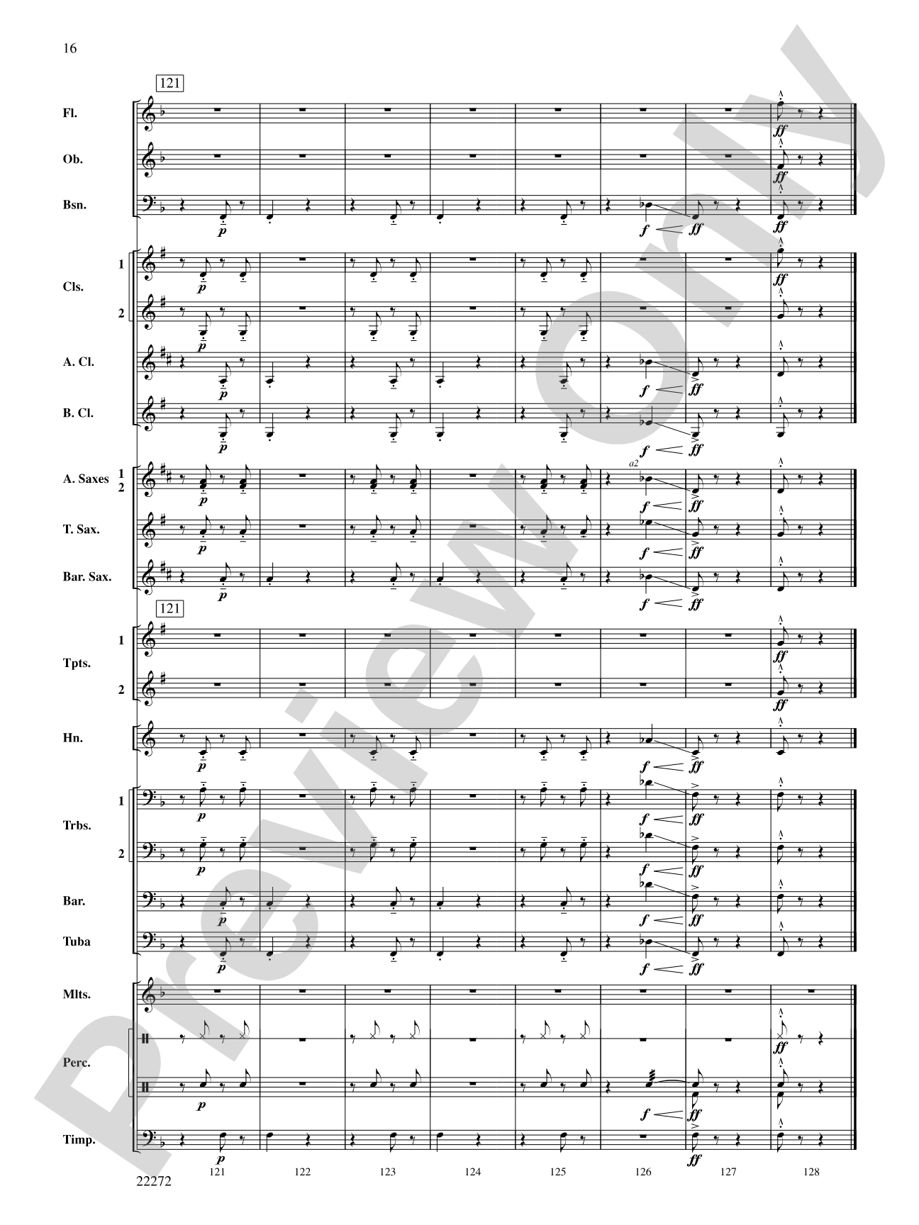 Golliwogg's Cakewalk: Concert Band Conductor Score & Parts