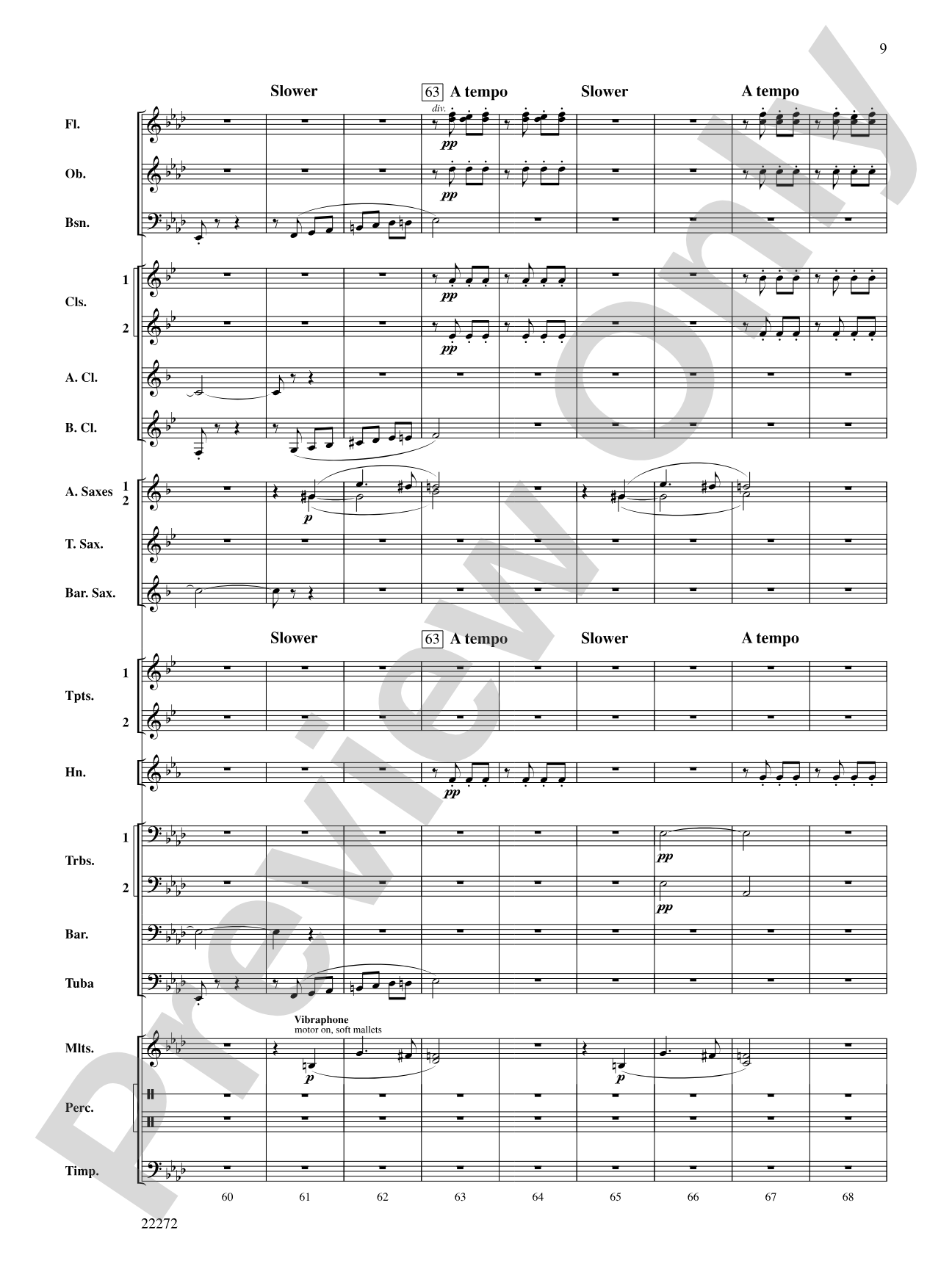 Golliwogg's Cakewalk: Concert Band Conductor Score & Parts