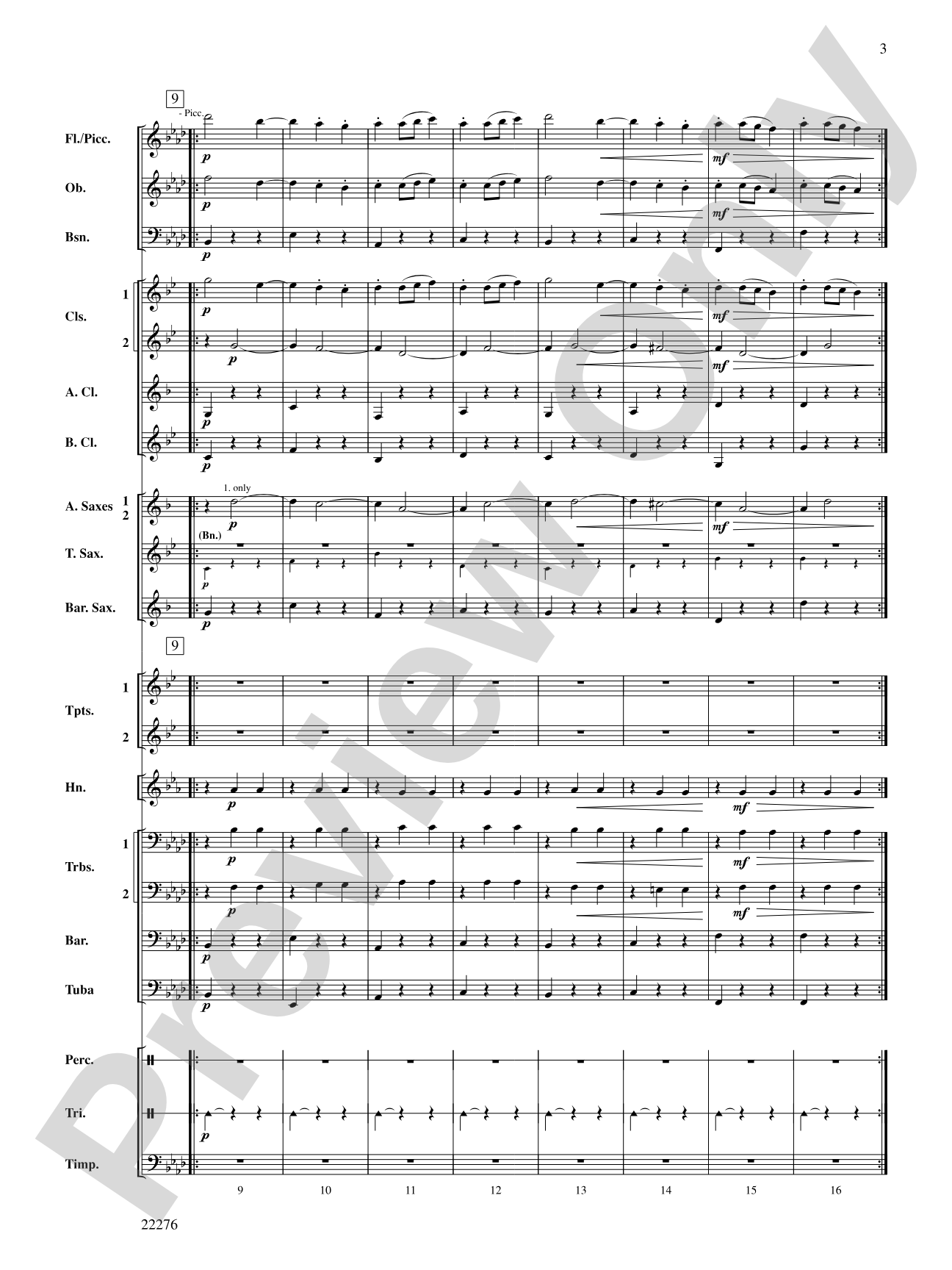 Slavonic Dance No. 8: Concert Band Conductor Score & Parts