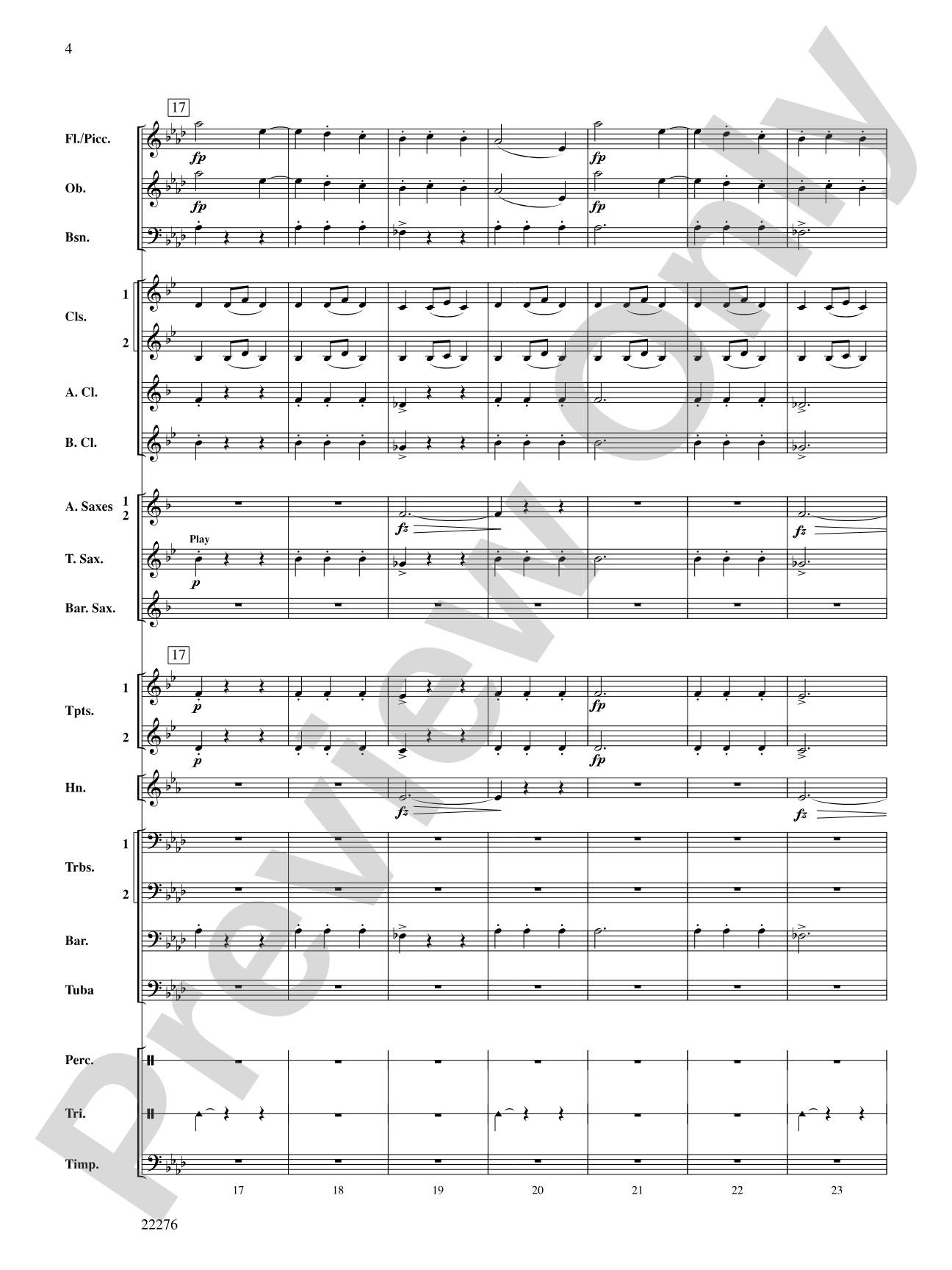Slavonic Dance No. 8: Concert Band Conductor Score & Parts