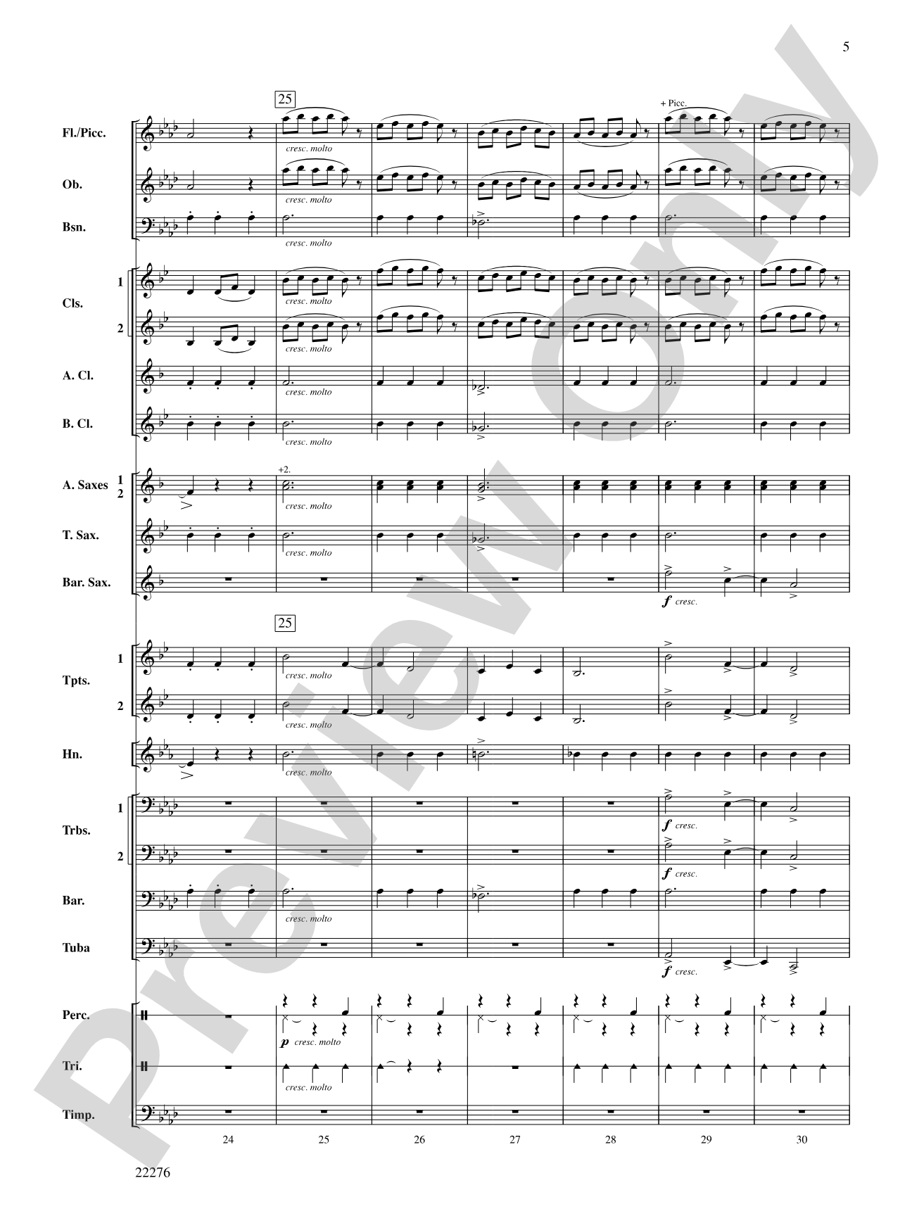 Slavonic Dance No. 8: Concert Band Conductor Score & Parts