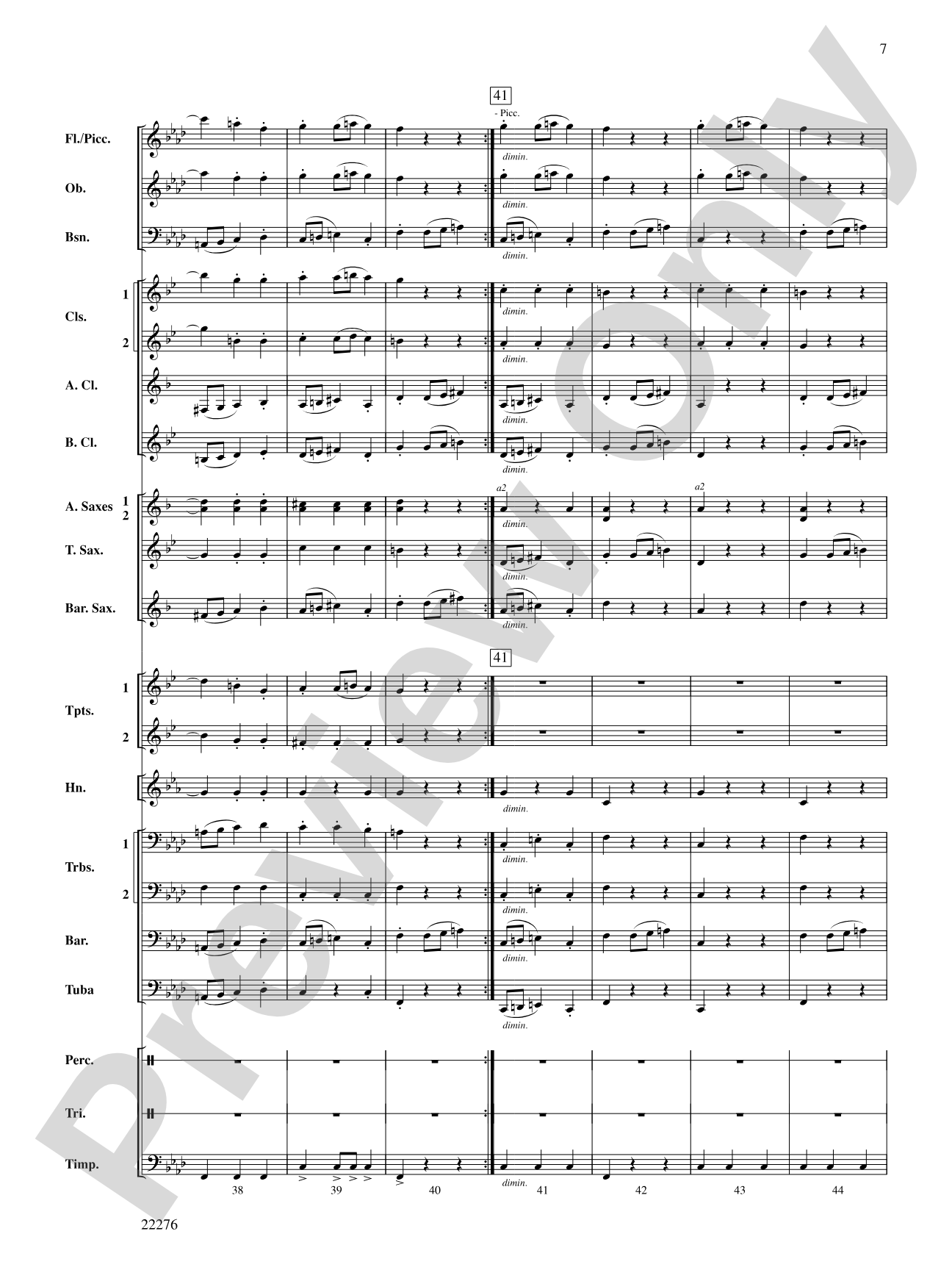 Slavonic Dance No. 8: Concert Band Conductor Score & Parts