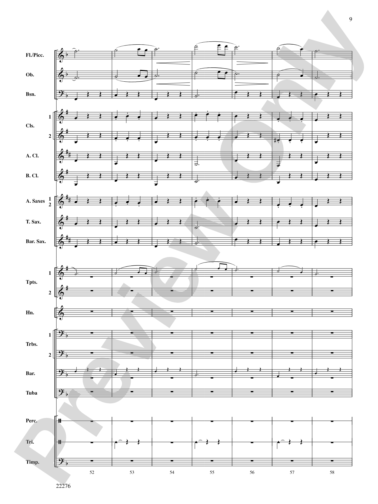 Slavonic Dance No. 8: Concert Band Conductor Score & Parts