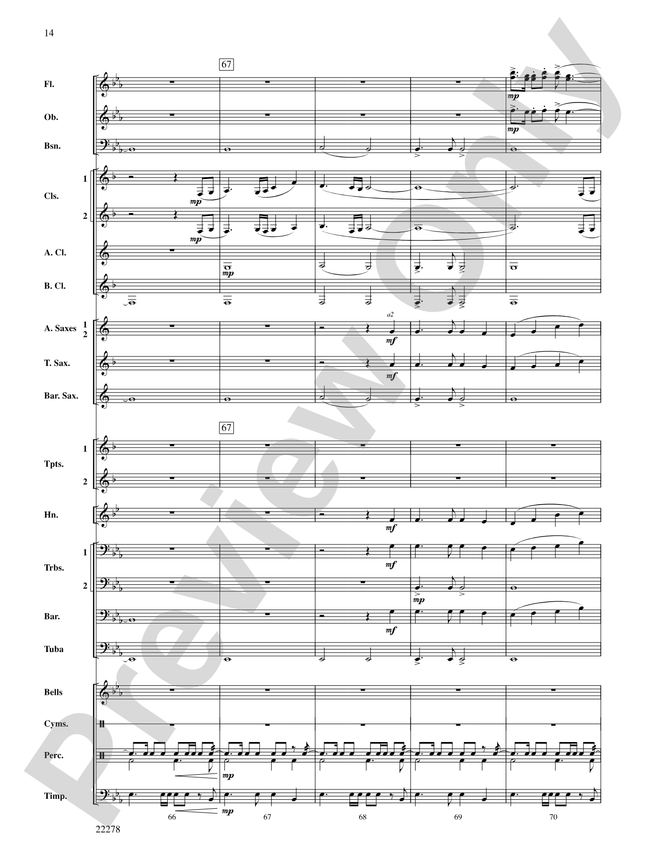 The Message on the Rock: Concert Band Conductor Score & Parts