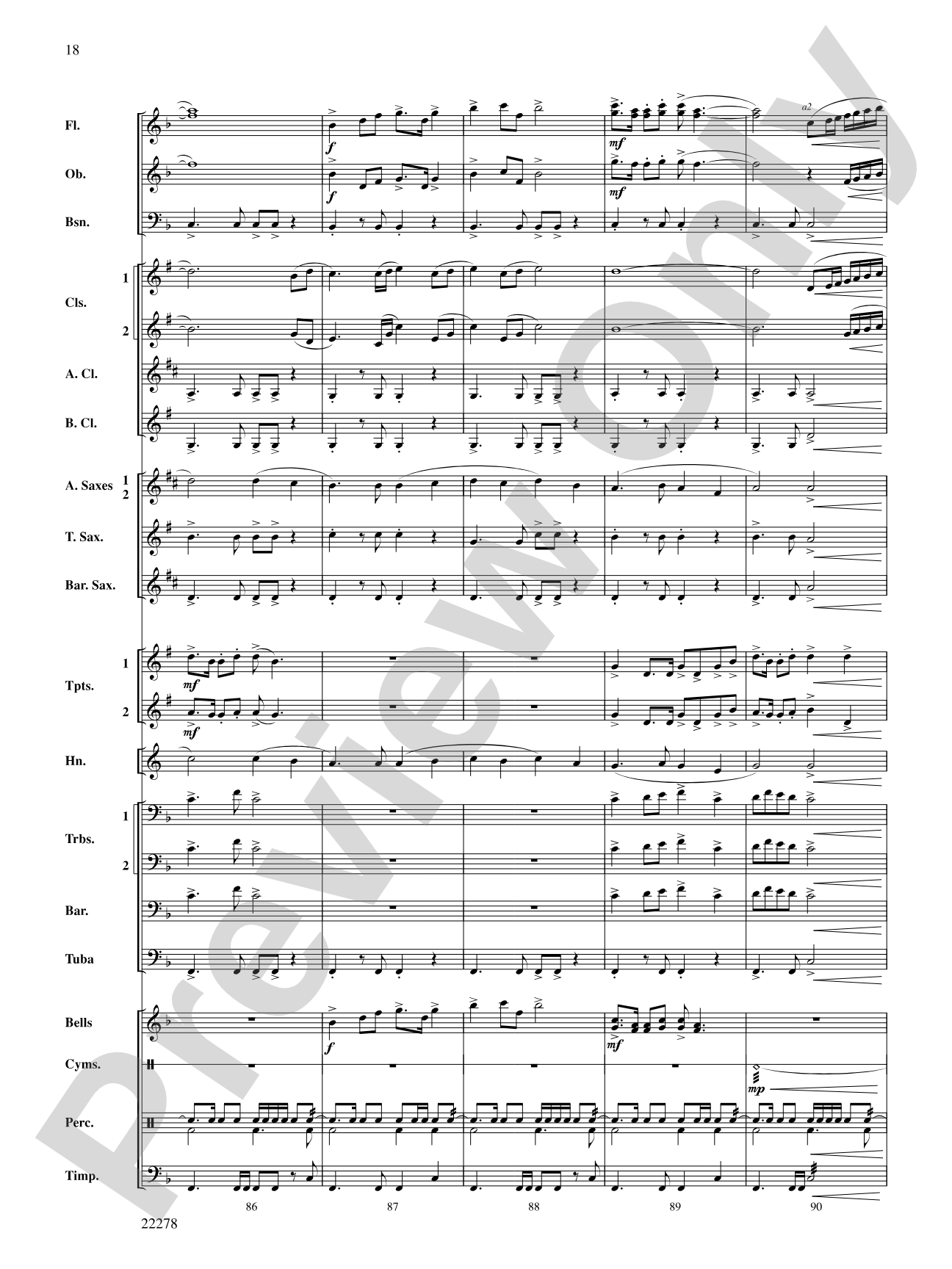 The Message on the Rock: Concert Band Conductor Score & Parts