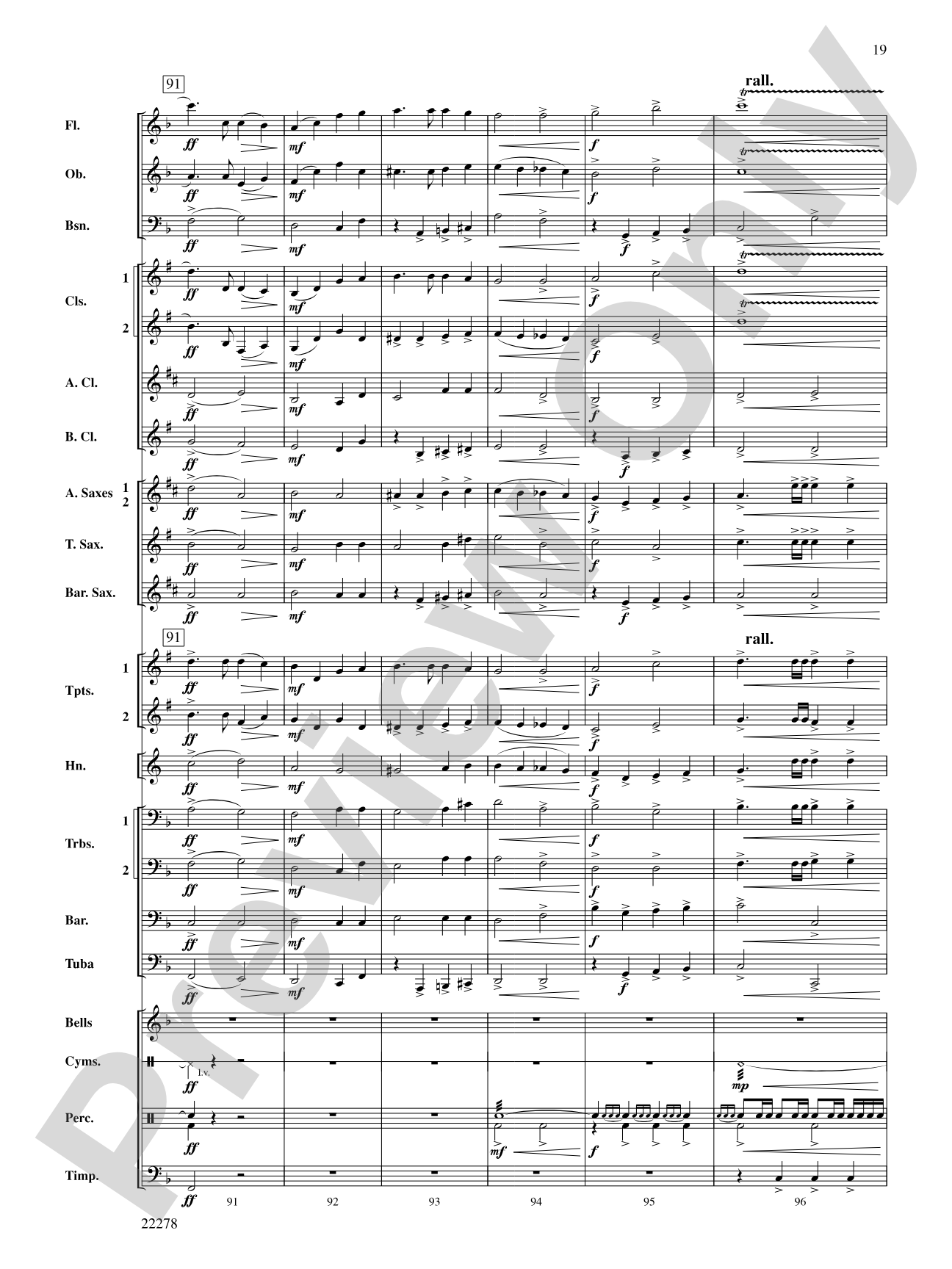 The Message on the Rock: Concert Band Conductor Score & Parts
