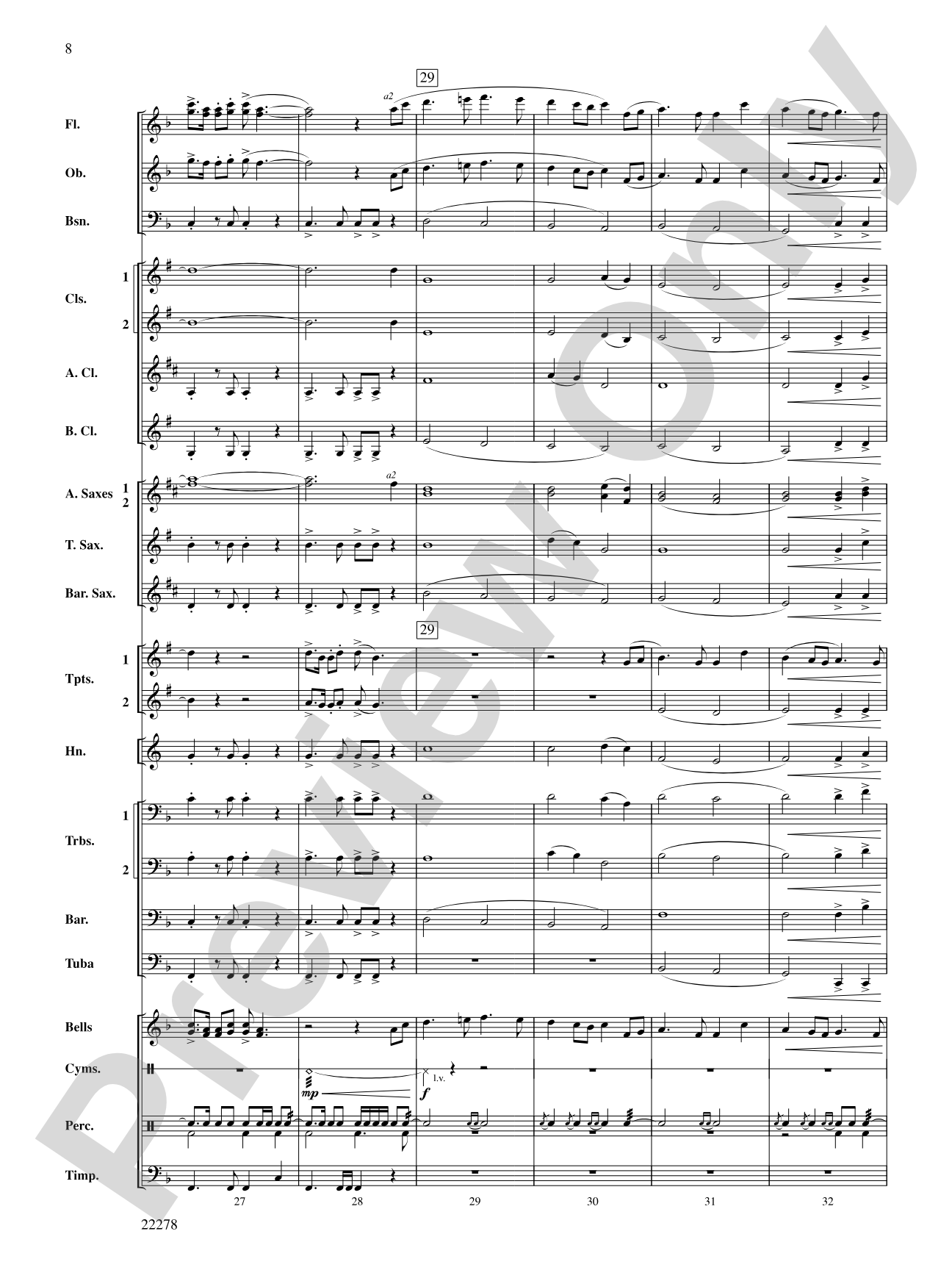 The Message on the Rock: Concert Band Conductor Score & Parts