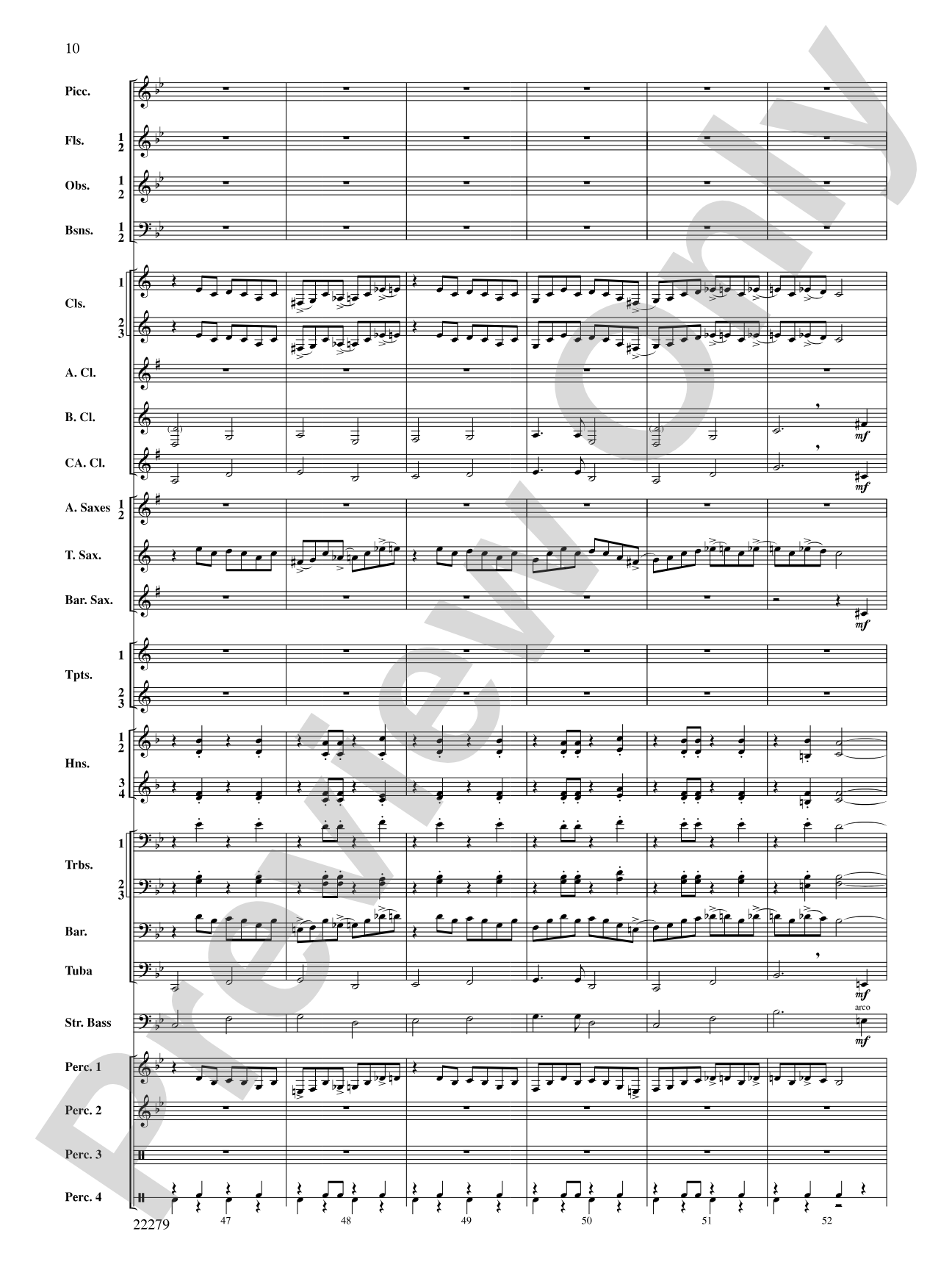 Bayou Breakdown: Concert Band Conductor Score & Parts