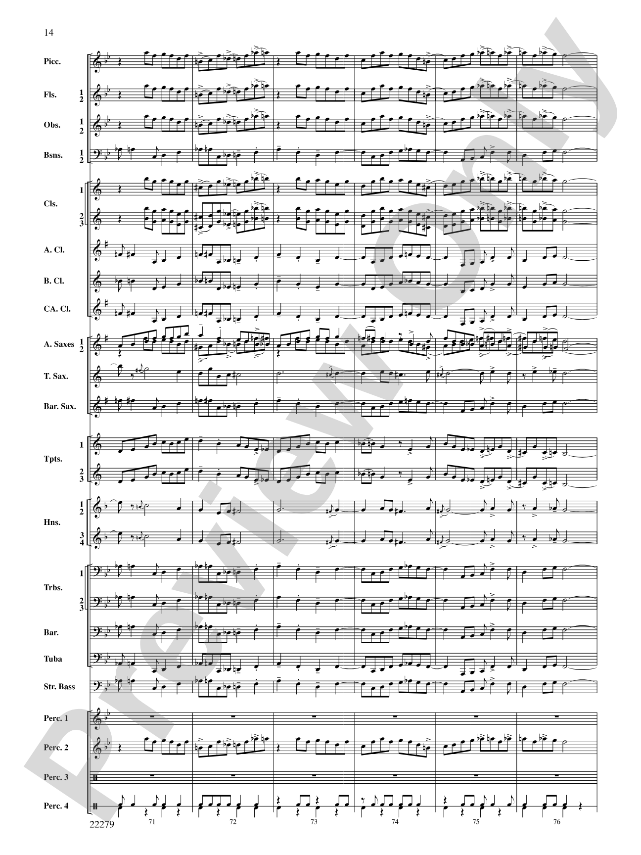 Bayou Breakdown: Concert Band Conductor Score & Parts