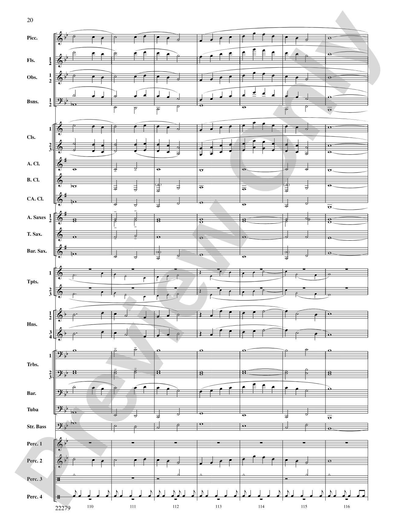 Bayou Breakdown: Concert Band Conductor Score & Parts