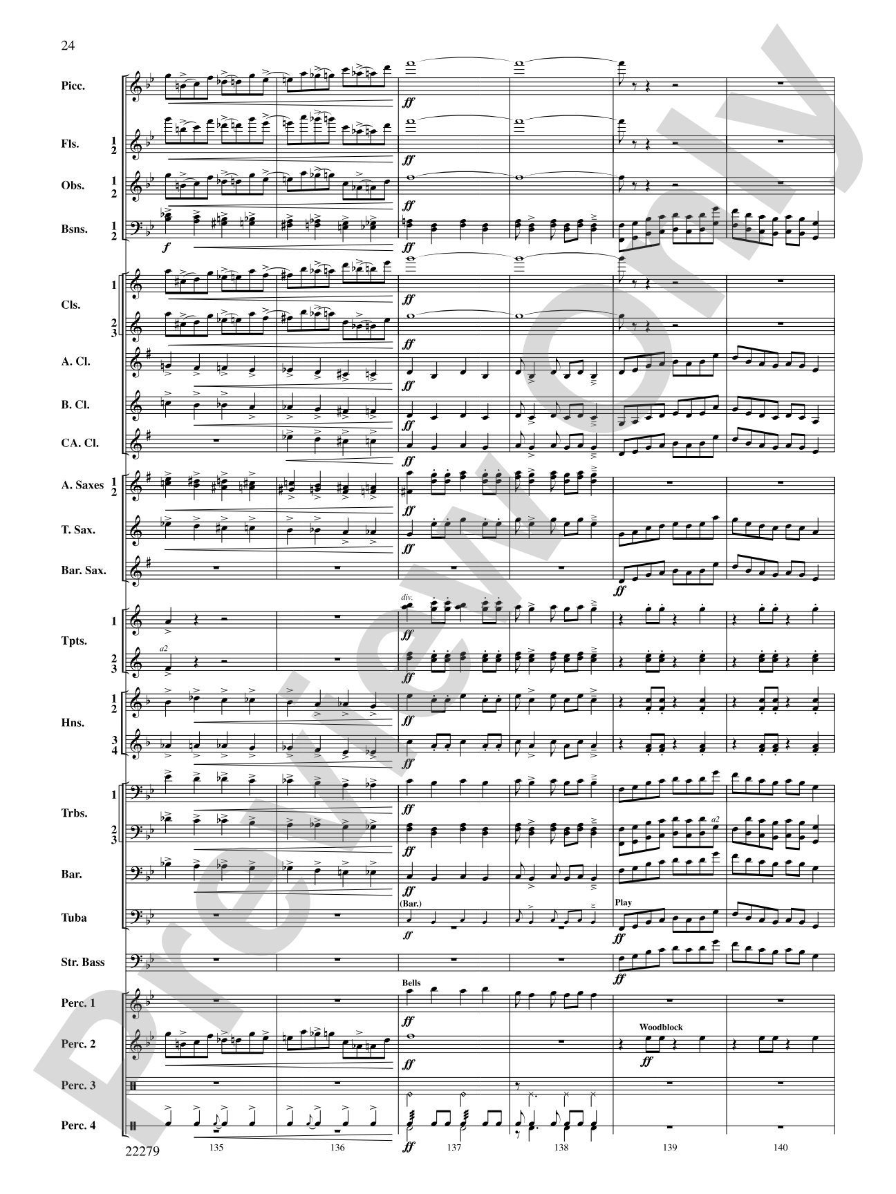 Bayou Breakdown: Concert Band Conductor Score & Parts