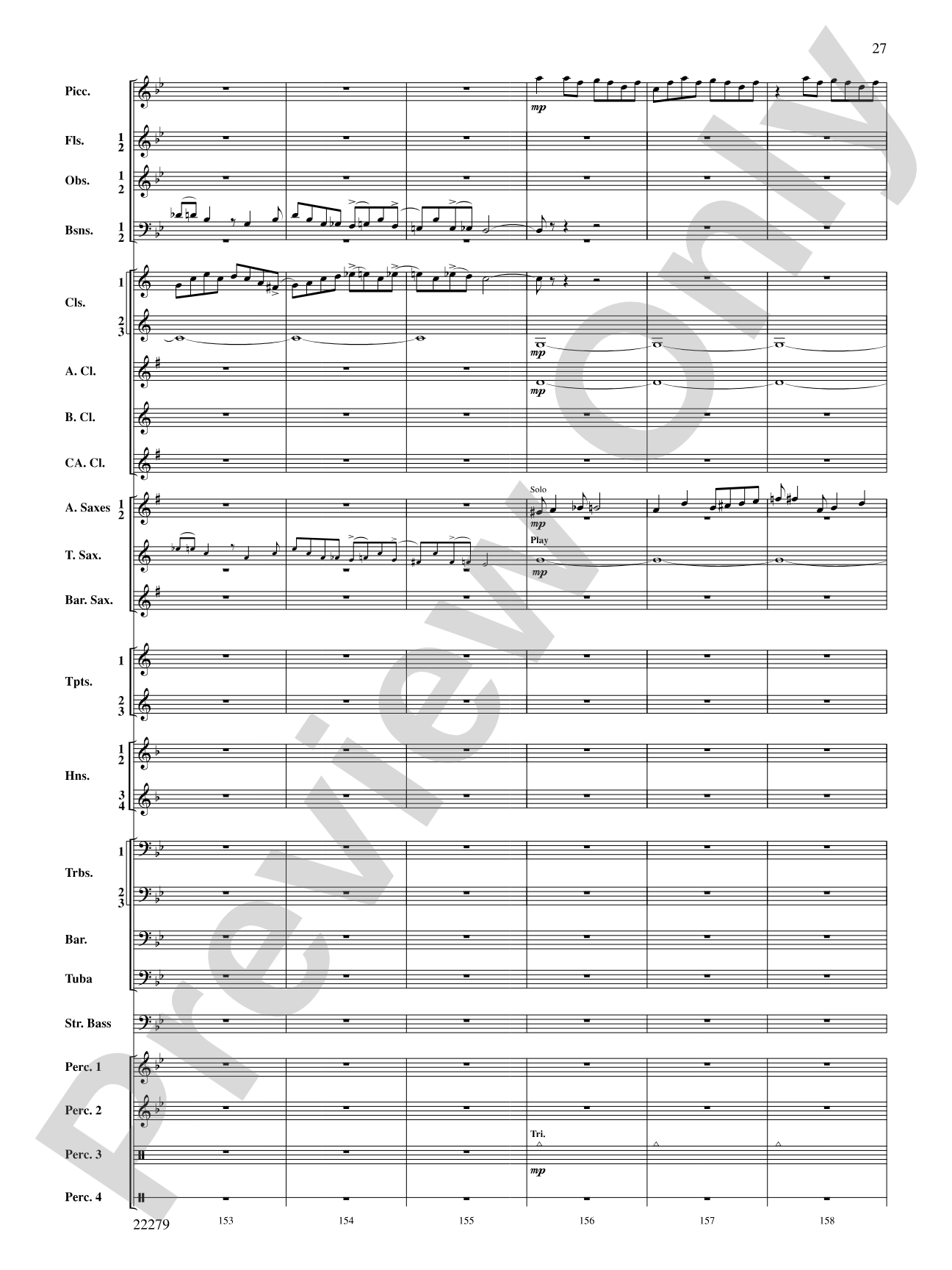 Bayou Breakdown: Concert Band Conductor Score & Parts