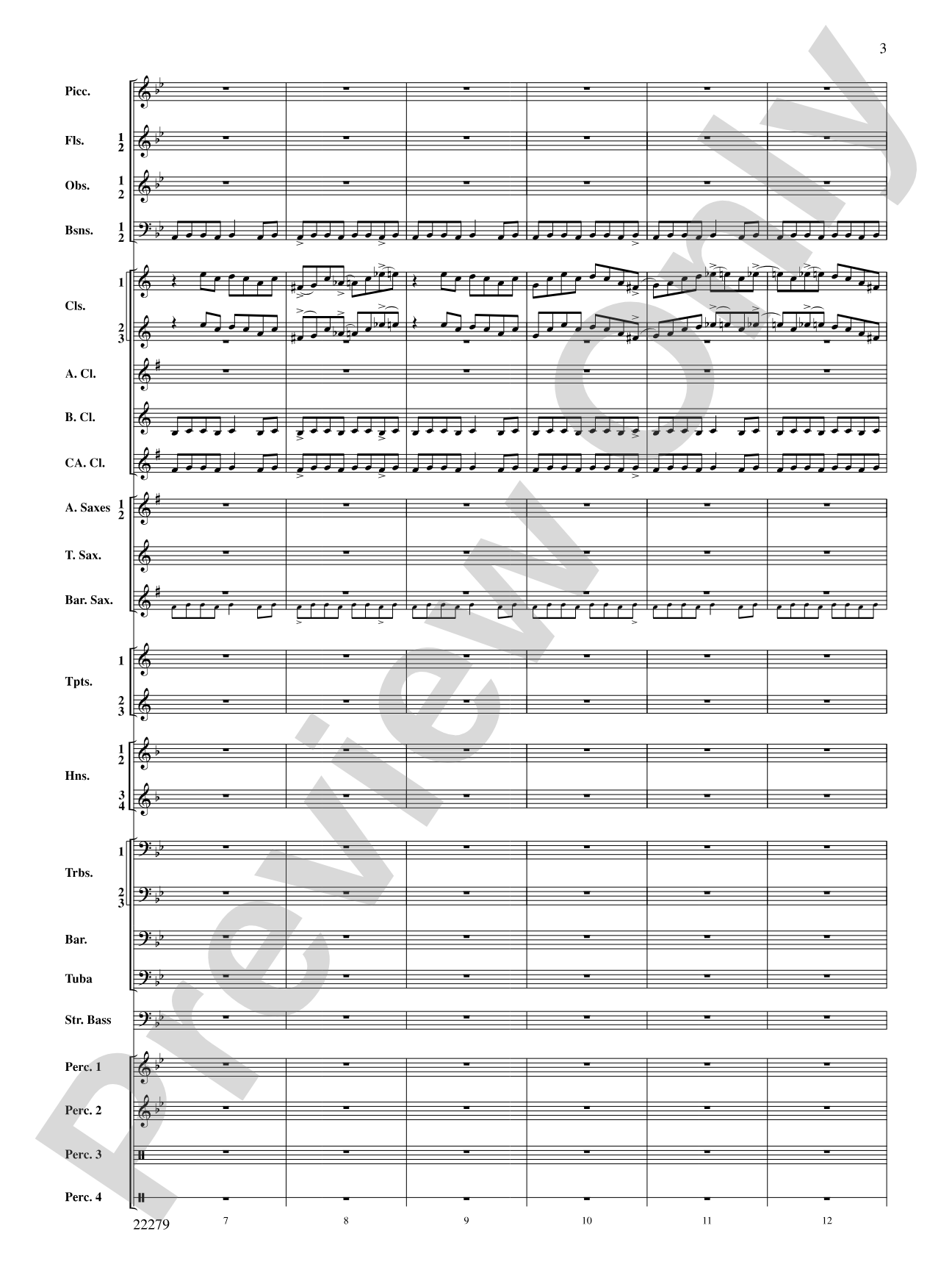 Bayou Breakdown: Concert Band Conductor Score & Parts