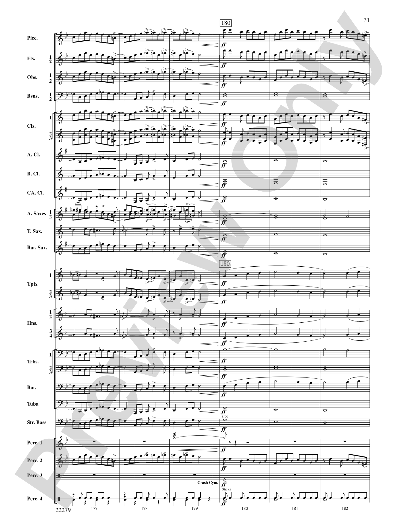 Bayou Breakdown: Concert Band Conductor Score & Parts