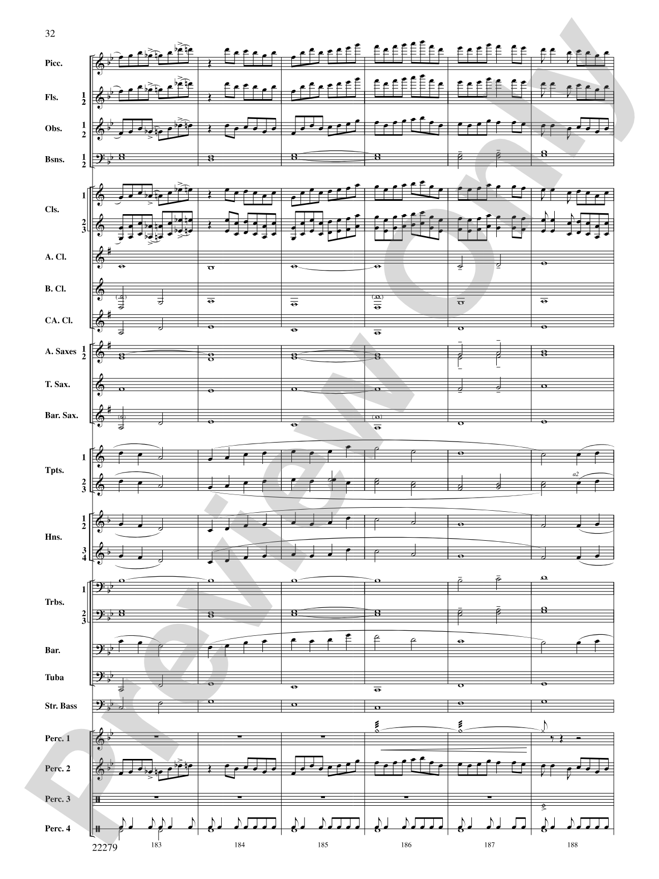 Bayou Breakdown: Concert Band Conductor Score & Parts